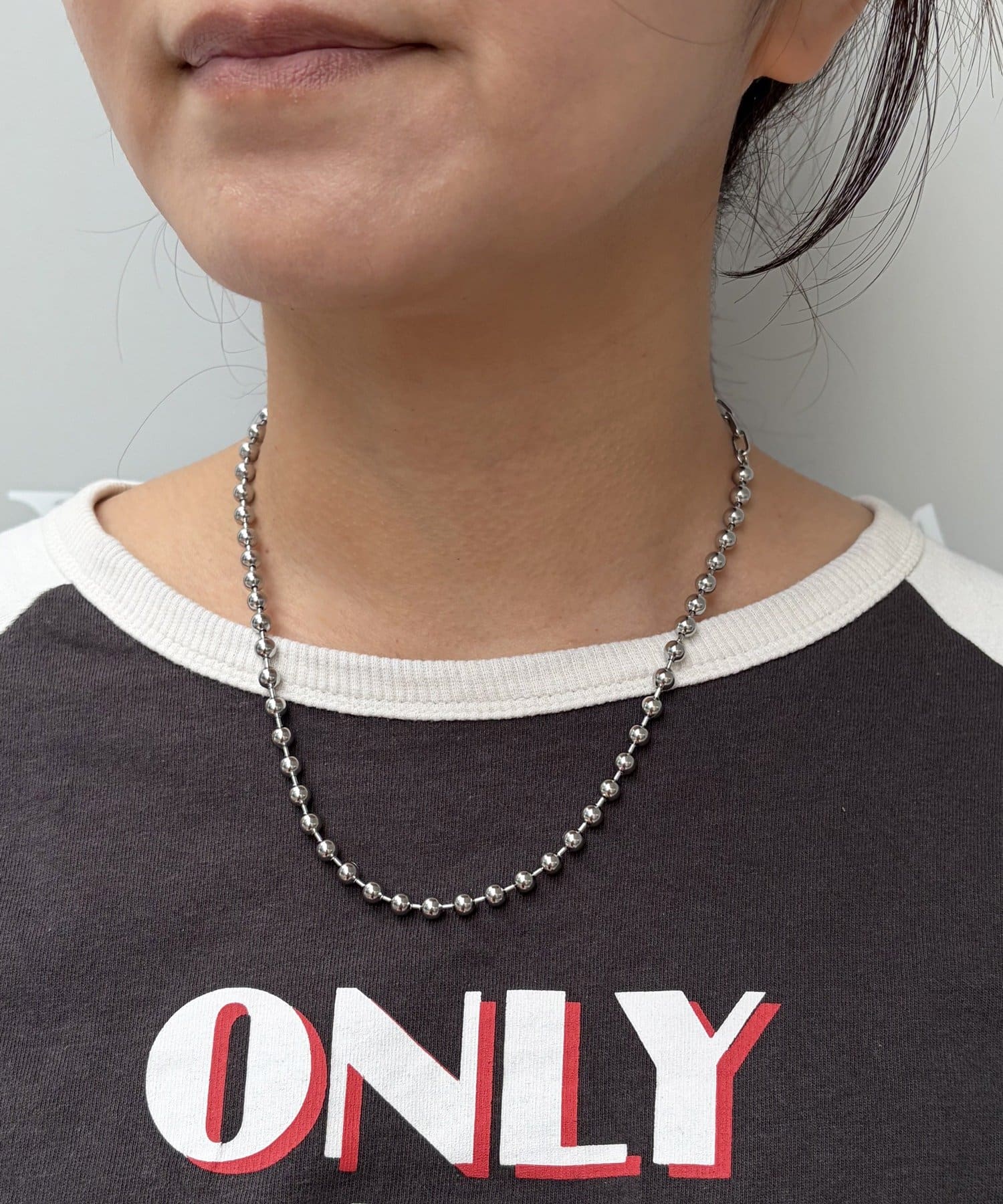 Lattice(ラティス) ＜ステンレス＞ボールチェーンネックレス