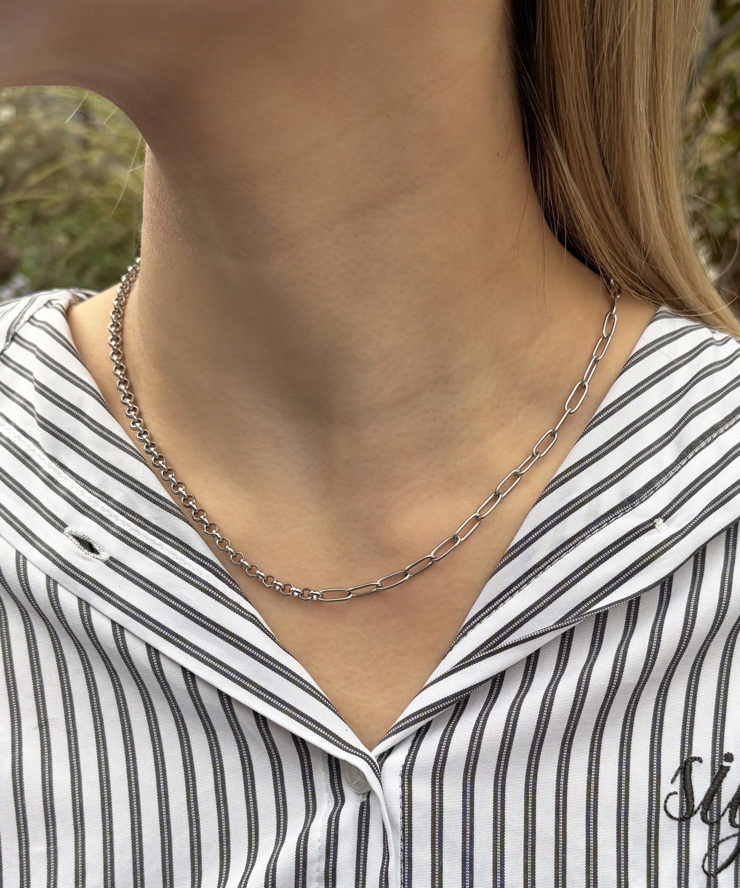 Lattice(ラティス) ＜ステンレス＞チェーンネックレス