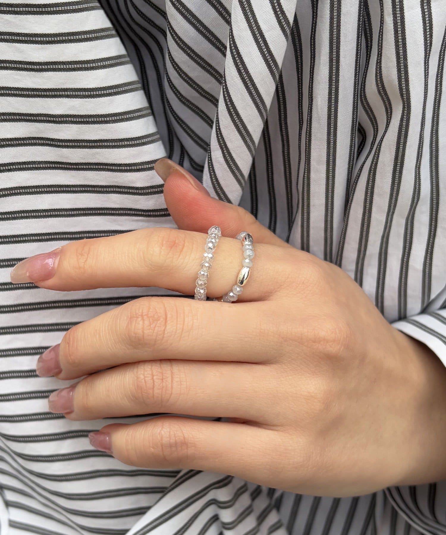 Lattice(ラティス) ビーズリングセット(2P)