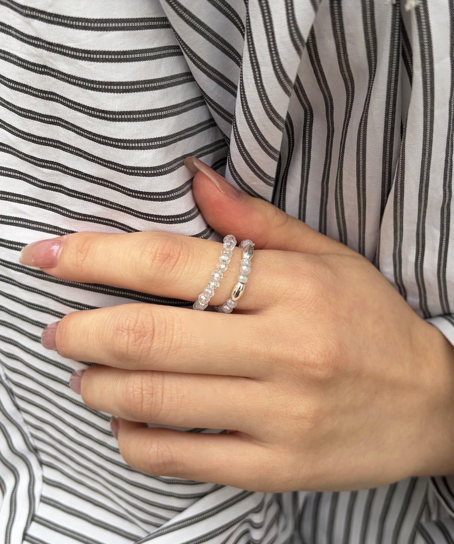 Lattice(ラティス) ビーズリングセット(2P)