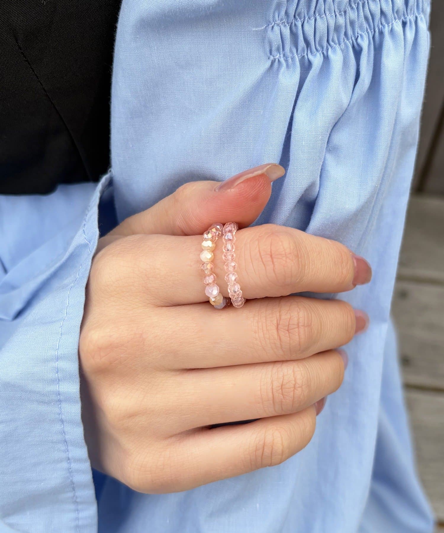 Lattice(ラティス) ビーズリングセット(2P)