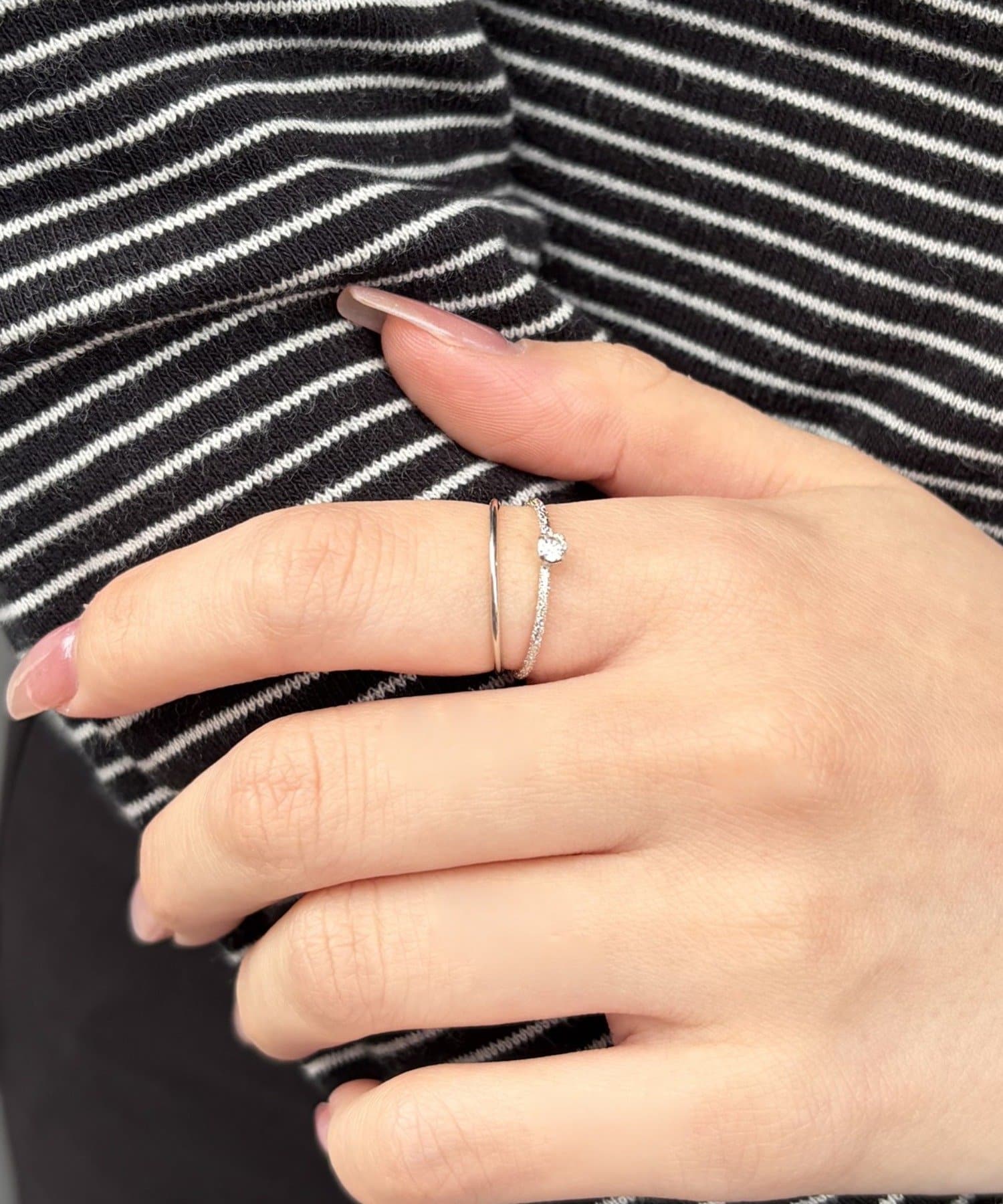 Lattice(ラティス) ストーンリングセット(2P)