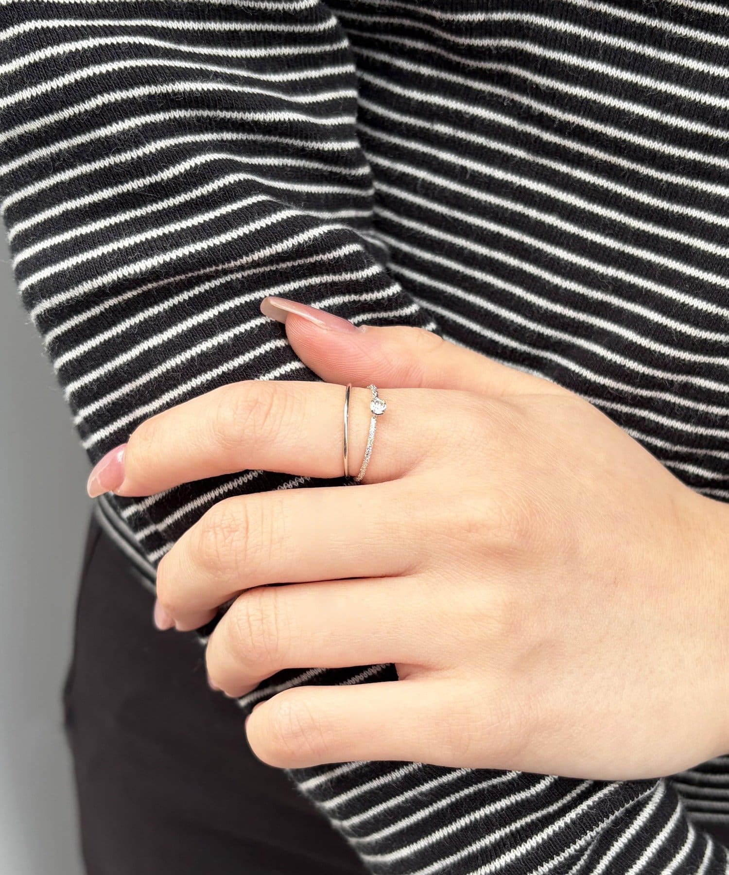 Lattice(ラティス) ストーンリングセット(2P)