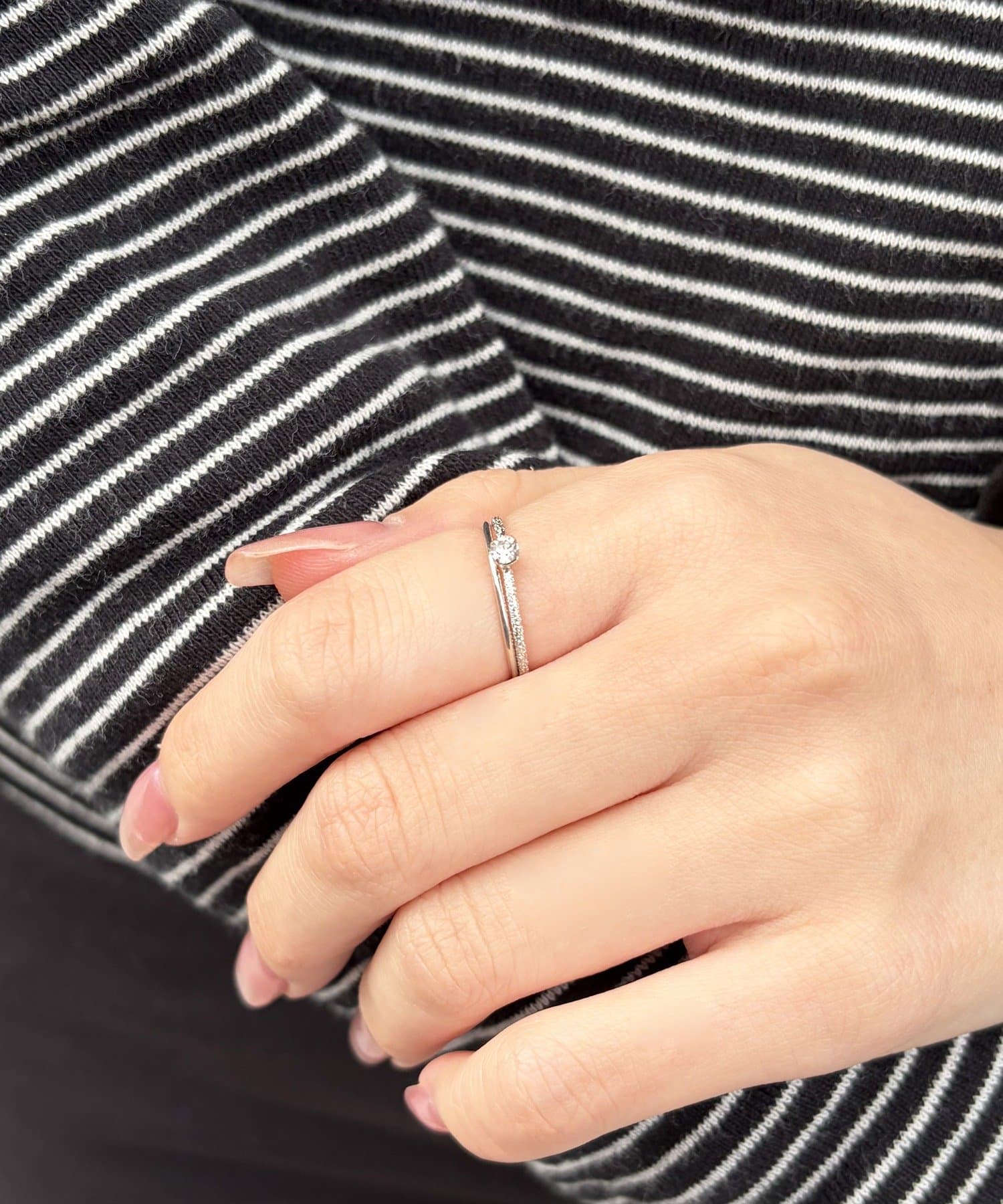 Lattice(ラティス) ストーンリングセット(2P)