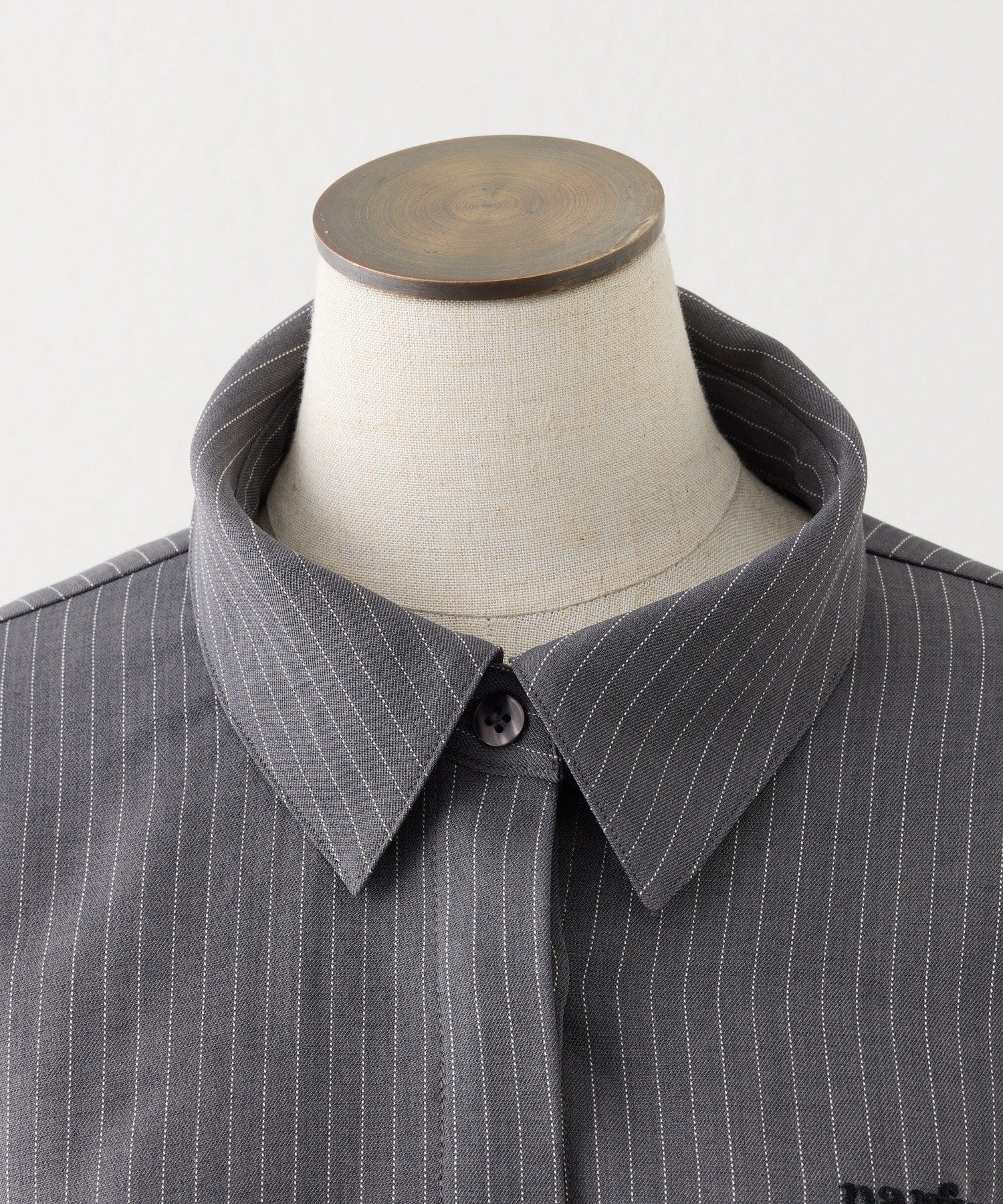 one after another NICE CLAUP(ワンアフターアナザー ナイスクラップ) 裾ティアードシャツワンピース