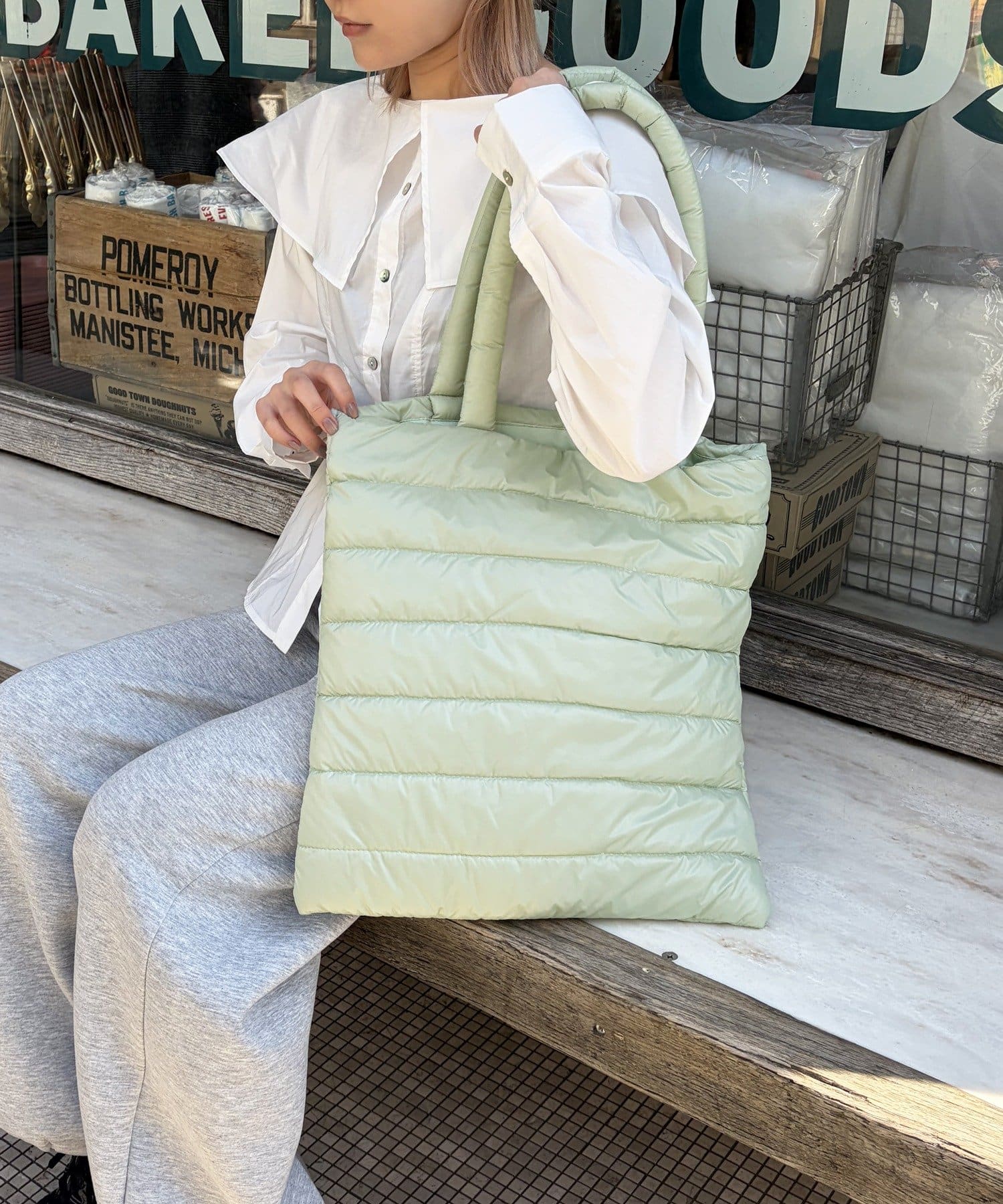 Lattice(ラティス) キルティングトートバッグ