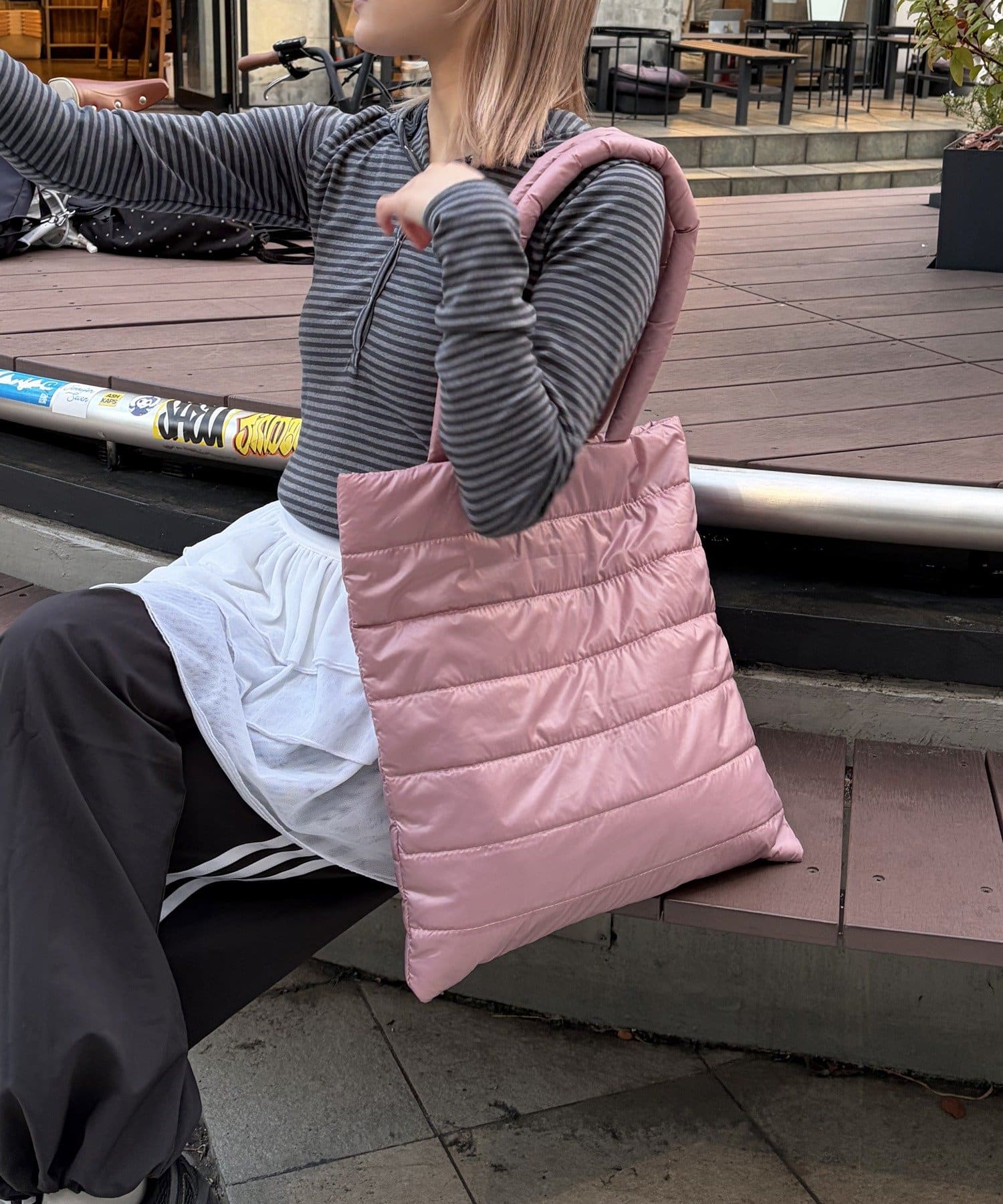 Lattice(ラティス) キルティングトートバッグ