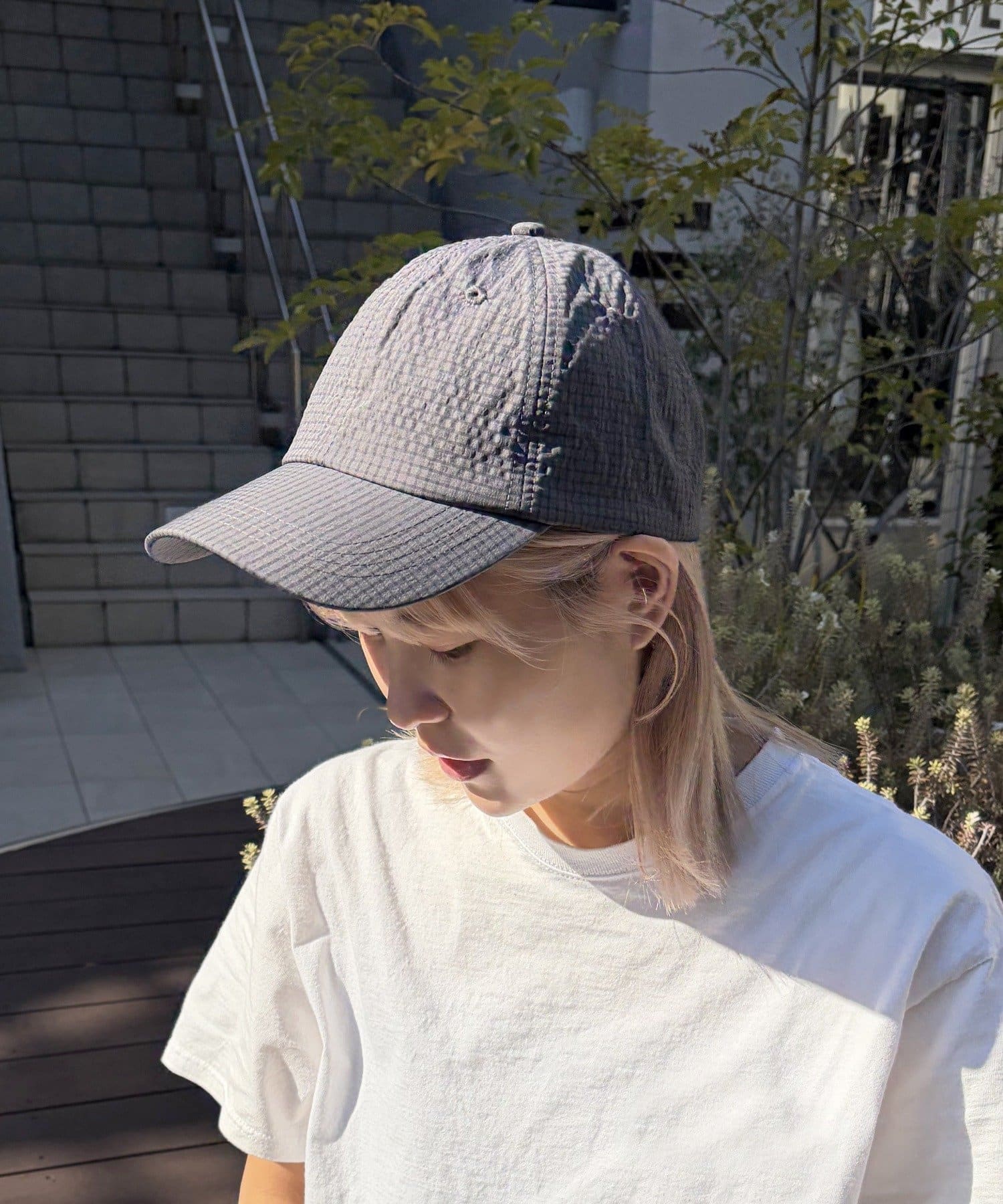 Lattice(ラティス) チェック柄キャップ