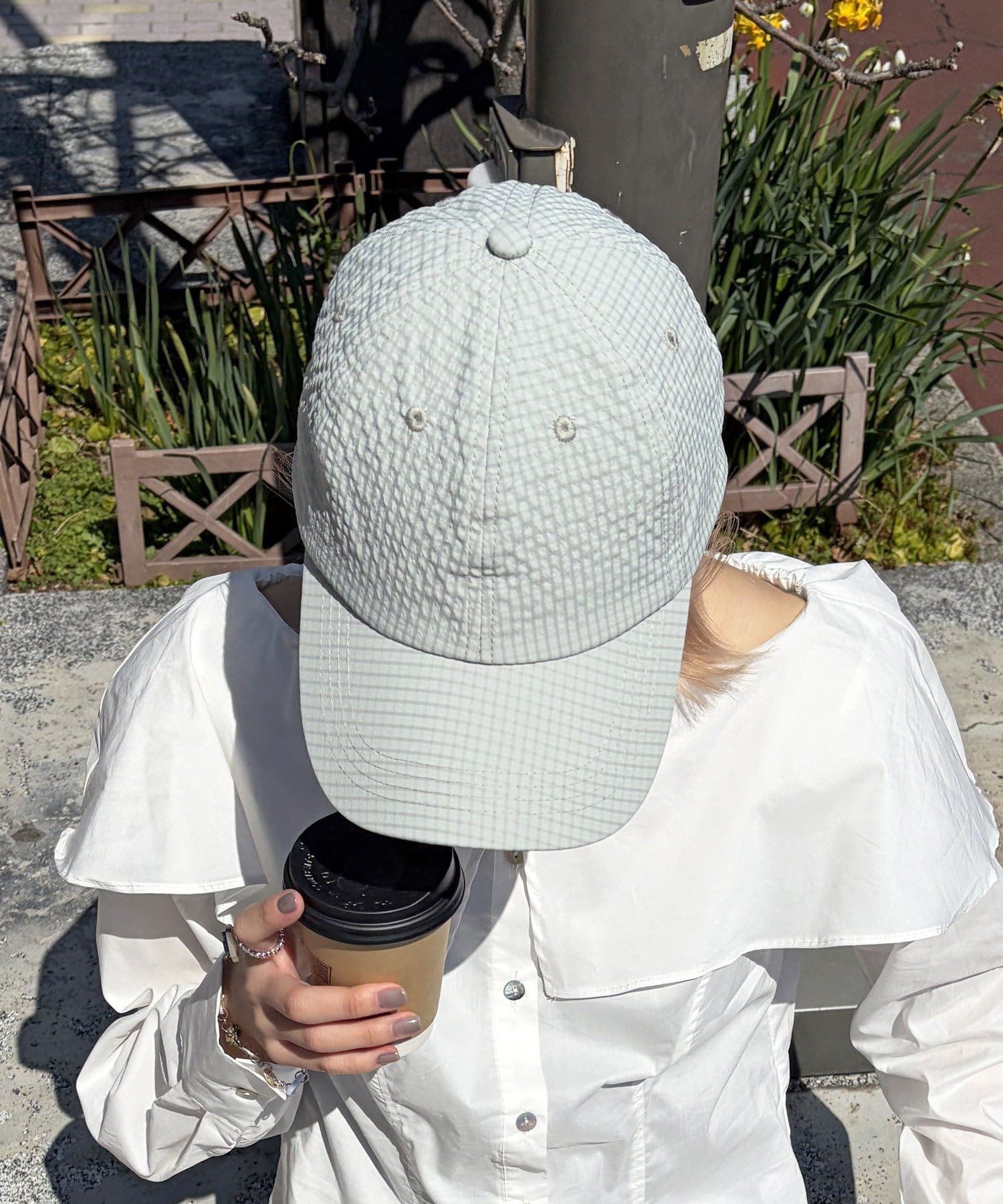 Lattice(ラティス) チェック柄キャップ