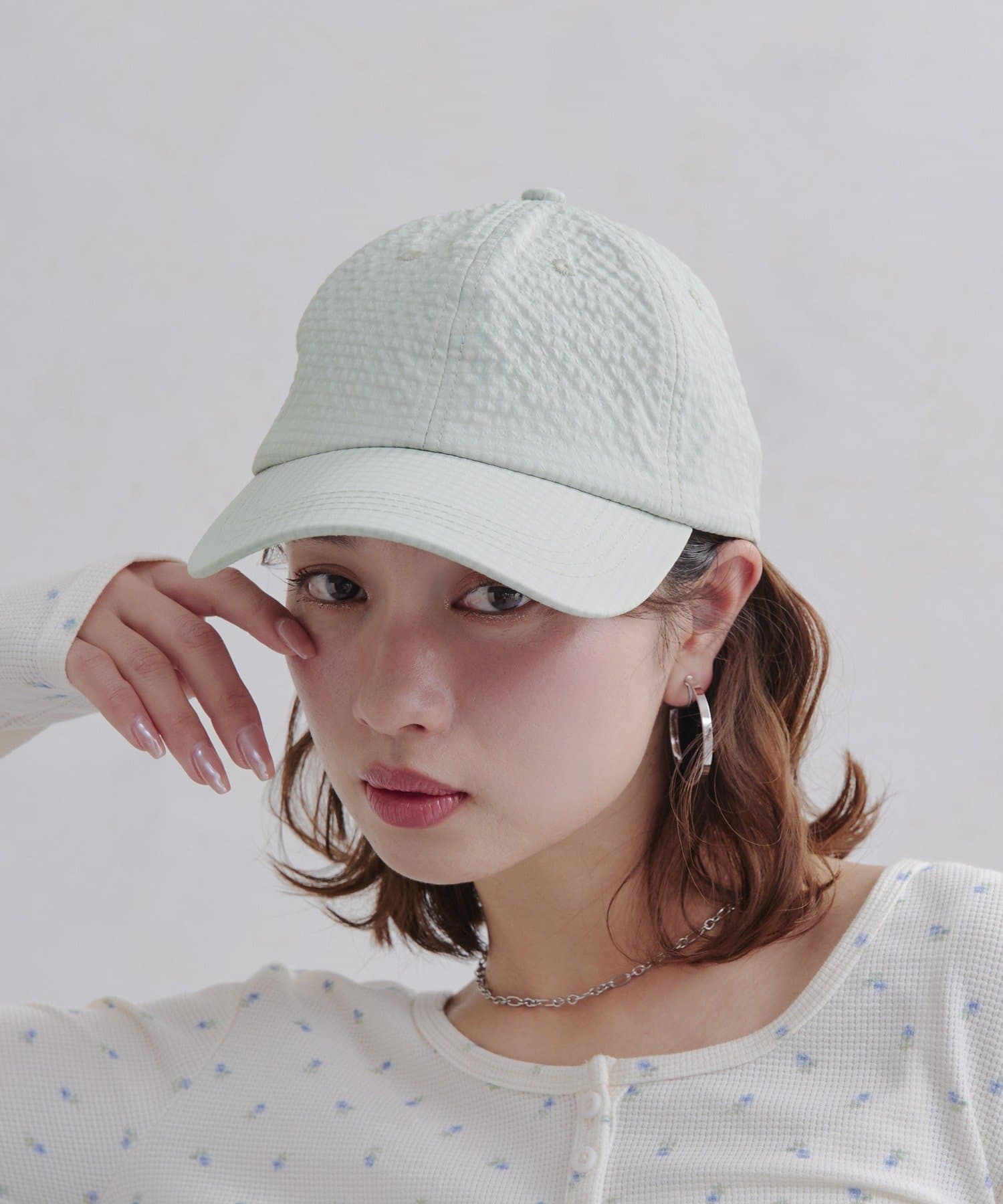 Lattice(ラティス) チェック柄キャップ