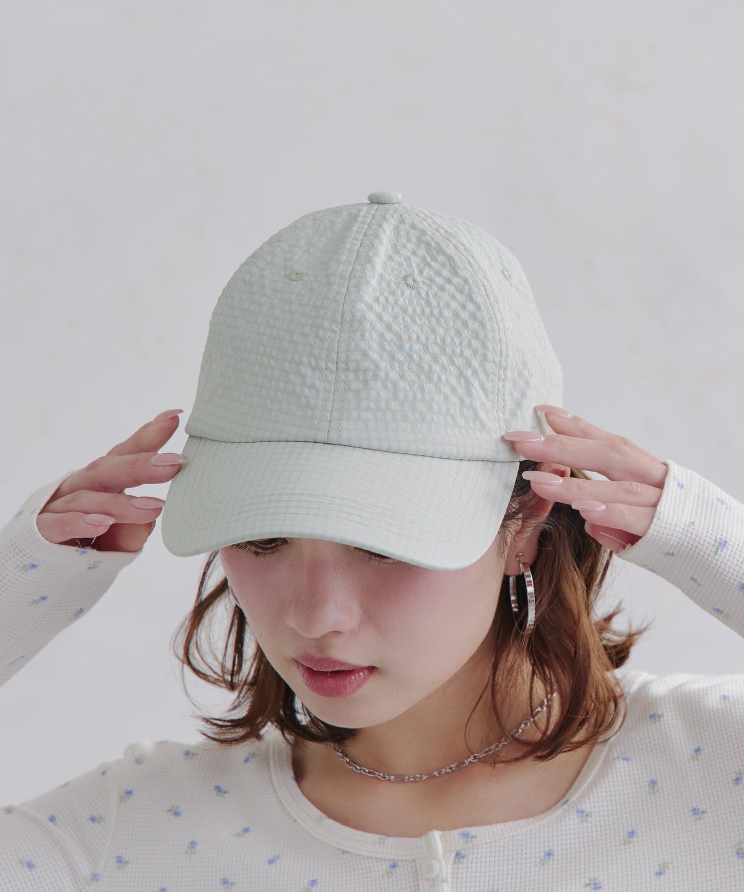 Lattice(ラティス) チェック柄キャップ