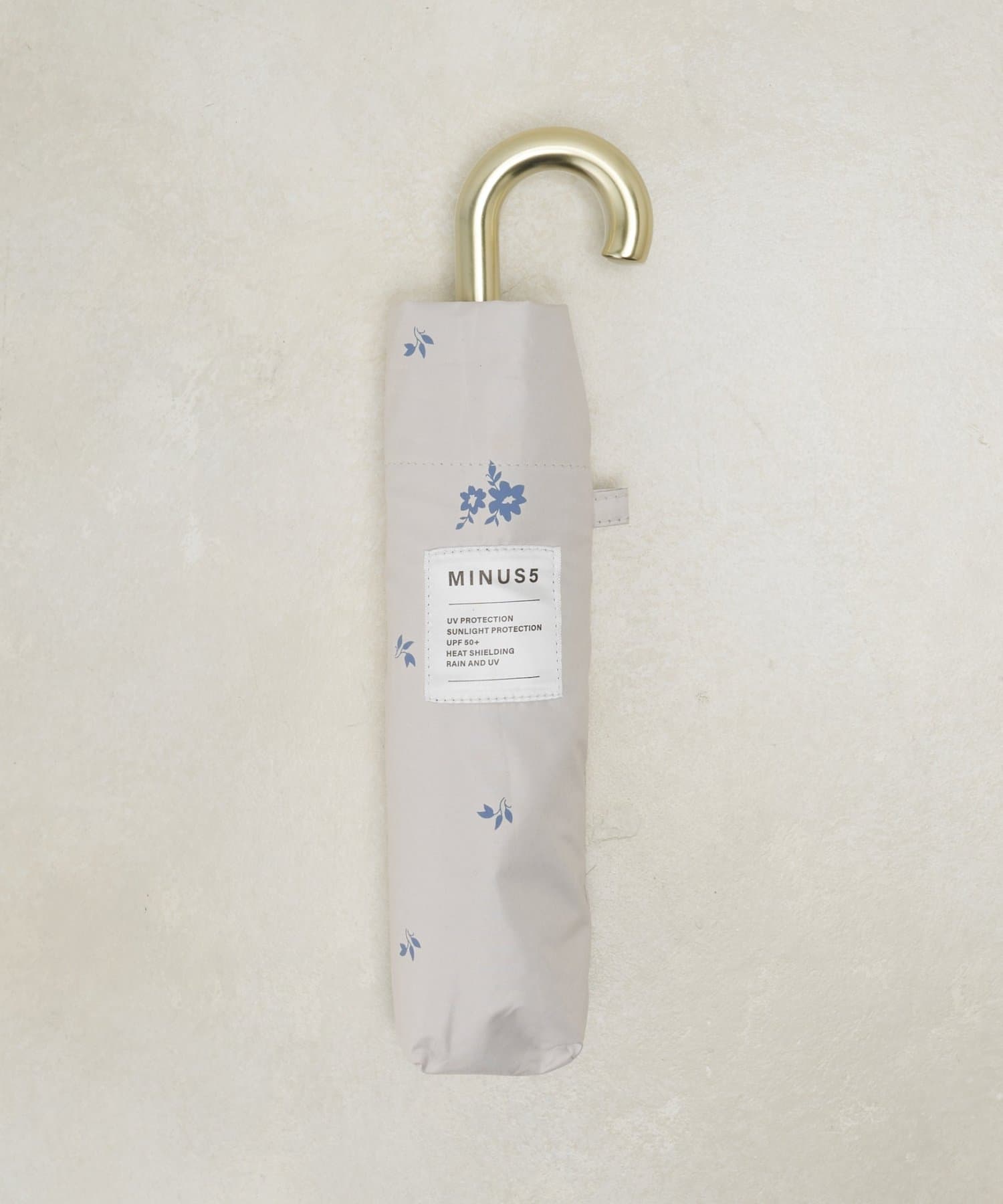 Lattice(ラティス) 【完全遮光100%】【体感温度-5℃/晴雨兼用】折り畳み傘(小花柄)