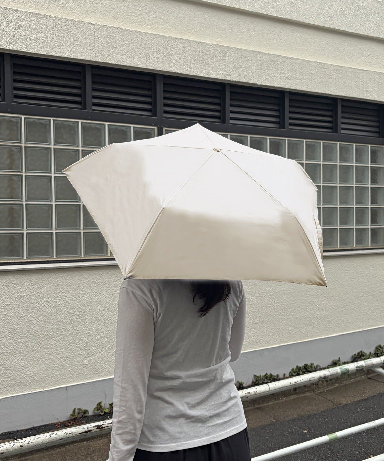 Lattice(ラティス) 【完全遮光100%】【軽量160g/晴雨兼用】軽量折り畳み傘(無地)