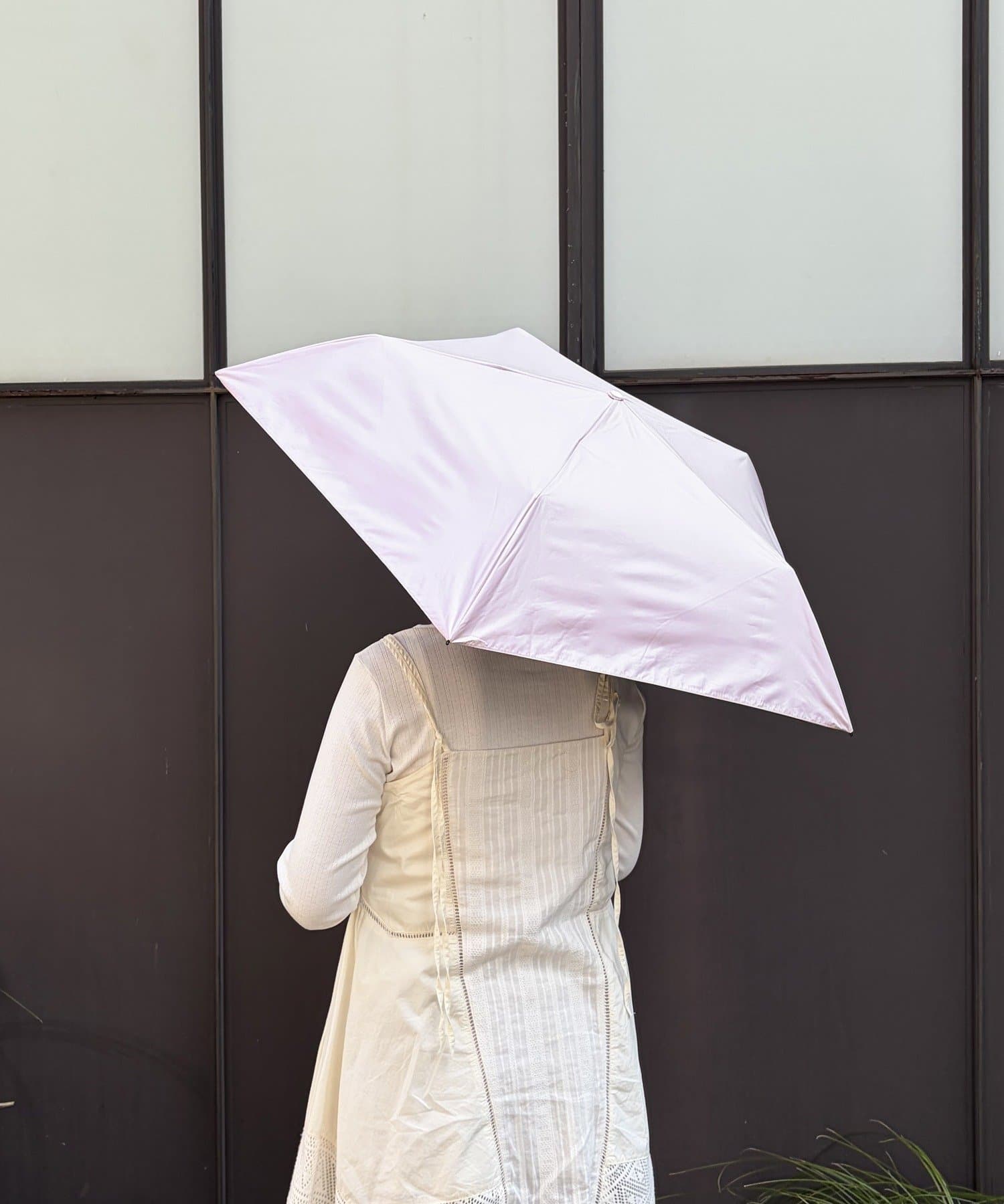 Lattice(ラティス) 【完全遮光100%】【軽量160g/晴雨兼用】軽量折り畳み傘(無地)