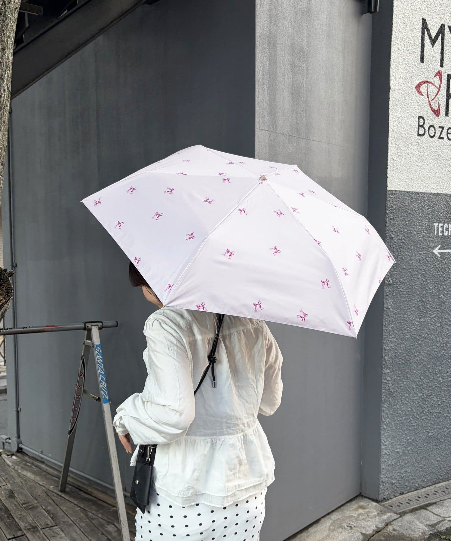 Lattice(ラティス) 【完全遮光100%】【晴雨兼用】折り畳み傘(転写プリント)