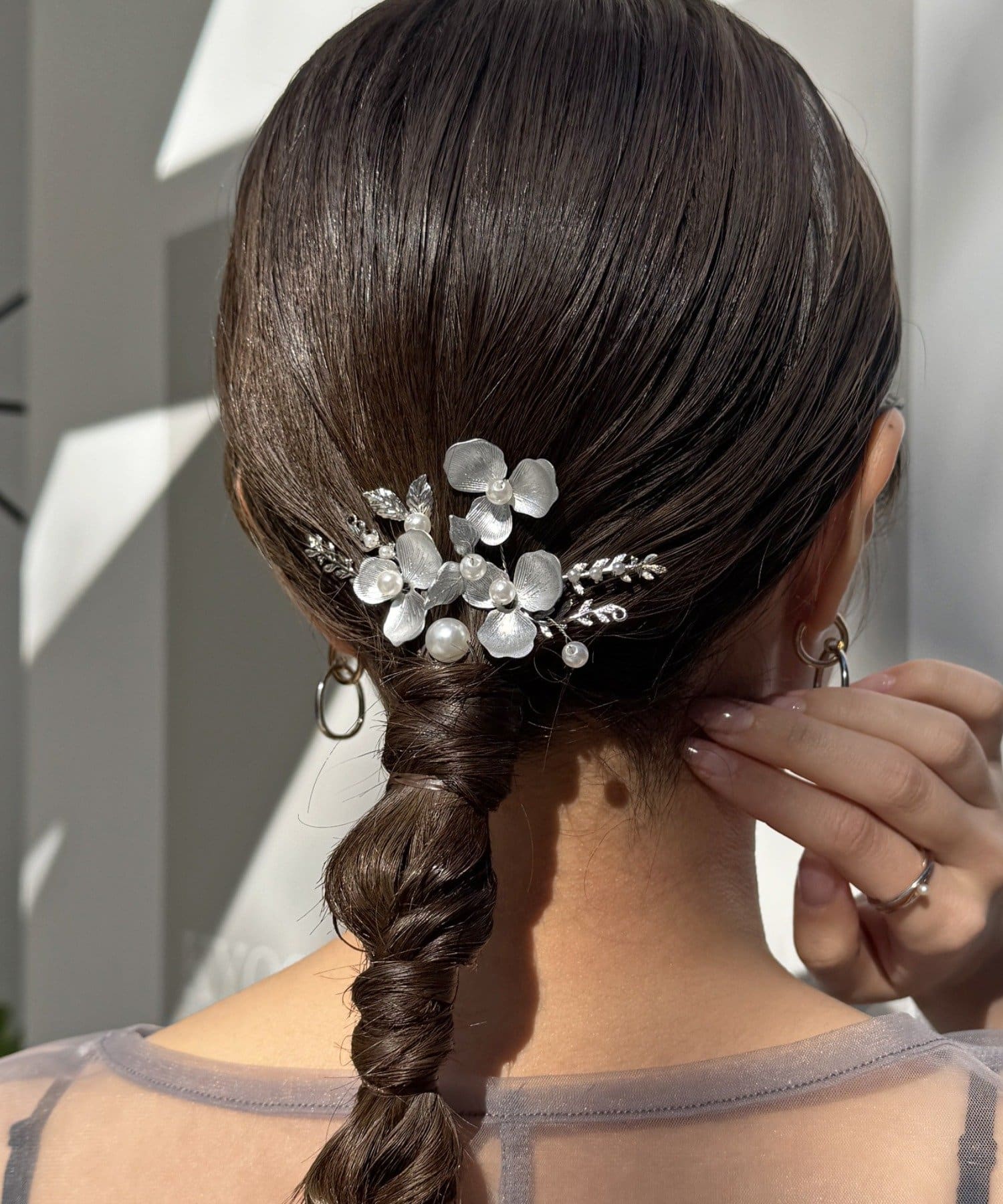 Lattice(ラティス) 【オケージョン】アンティークフラワーUピンセット(3P)