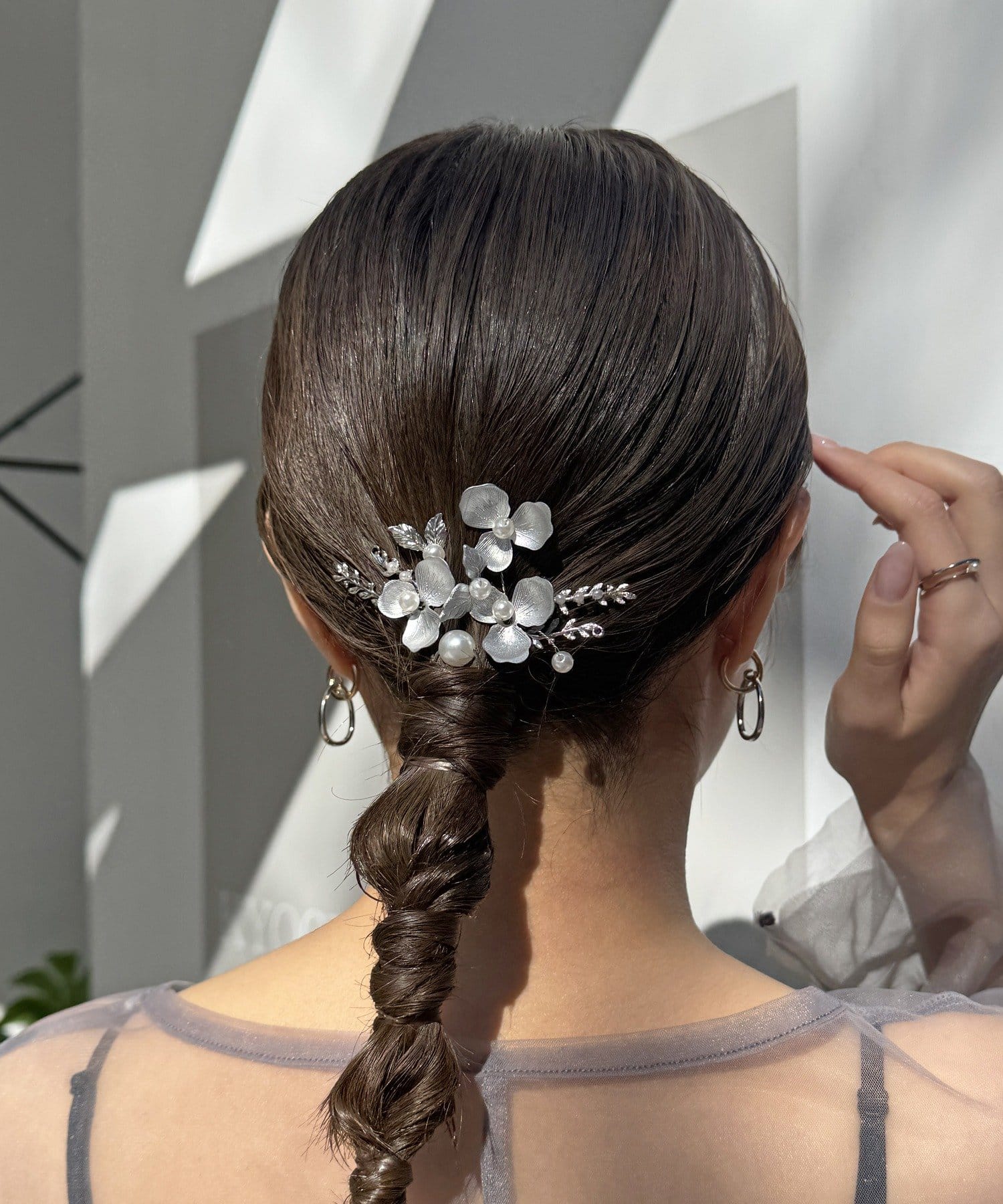 Lattice(ラティス) 【オケージョン】アンティークフラワーUピンセット(3P)