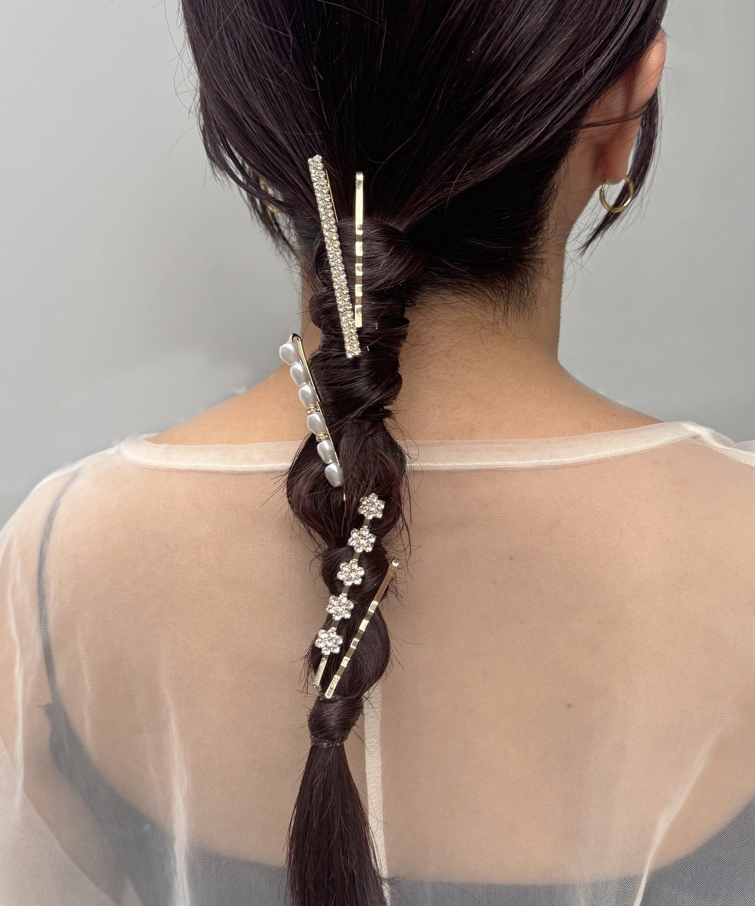 Lattice(ラティス) 【オケージョン】ビジューヘアピンセット(5P)