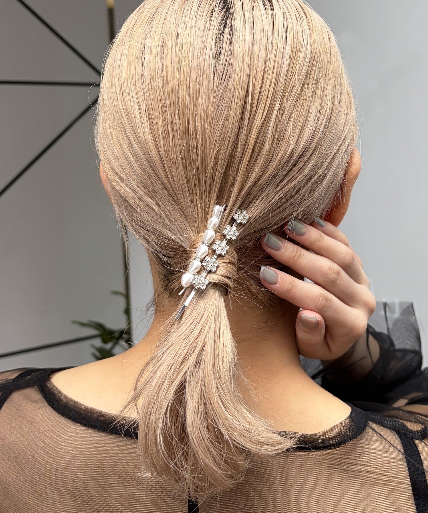 Lattice(ラティス) 【オケージョン】ビジューヘアピンセット(5P)