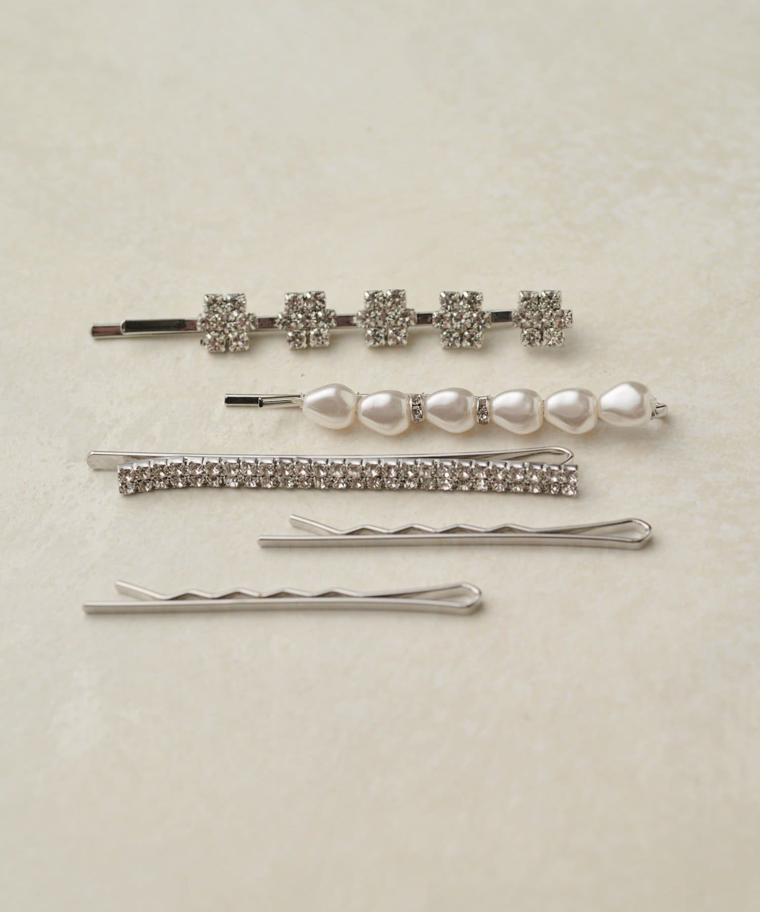 Lattice(ラティス) 【オケージョン】ビジューヘアピンセット(5P)