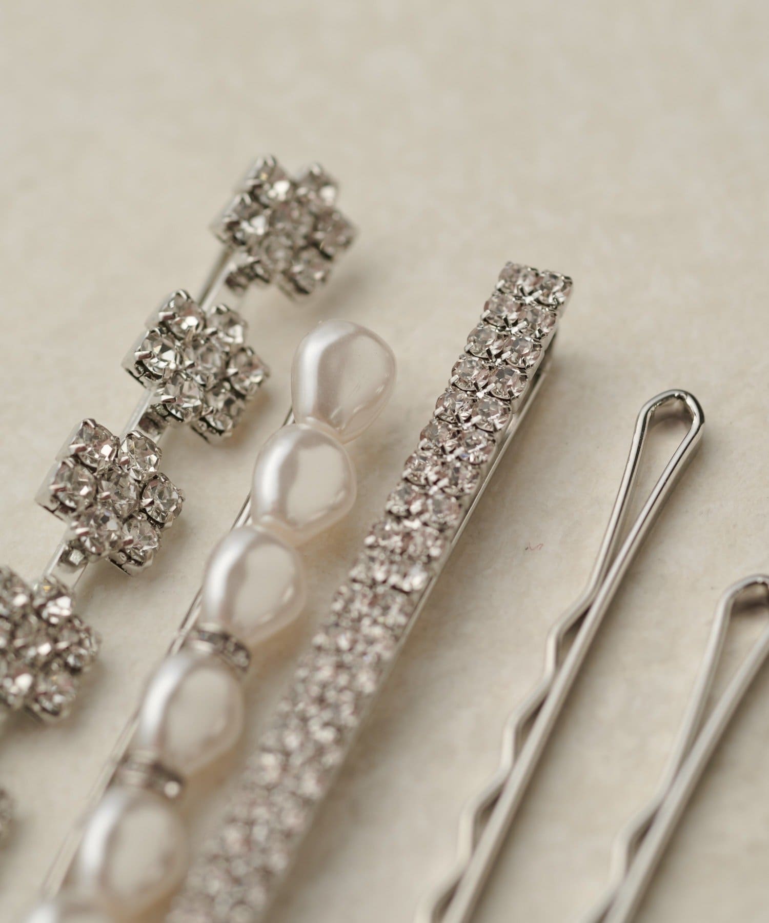 Lattice(ラティス) 【オケージョン】ビジューヘアピンセット(5P)