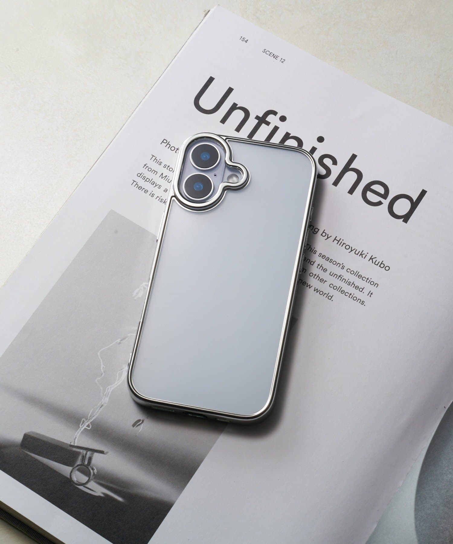 Lattice(ラティス) シルバークリアスマホケース(iPhone16)