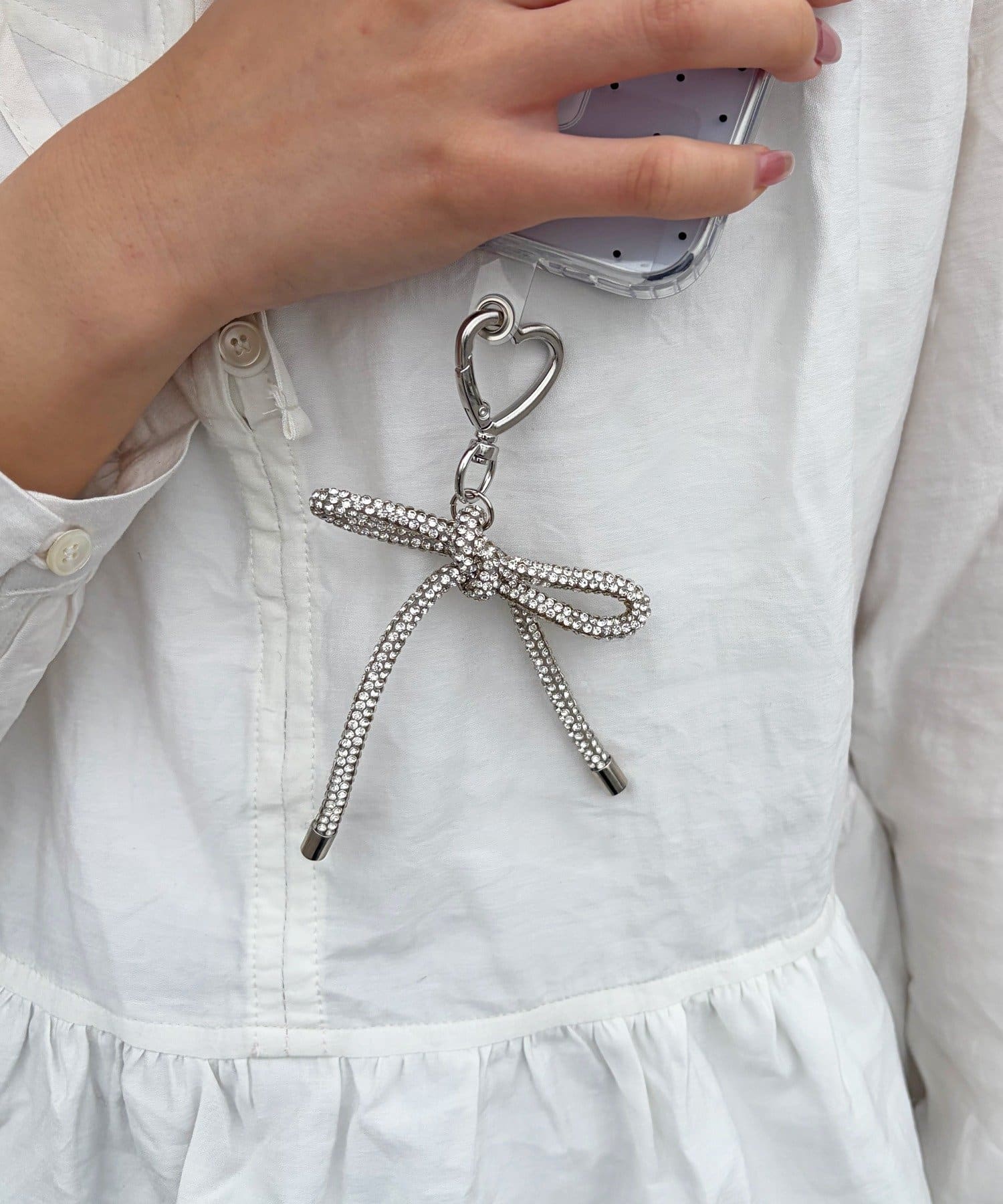 Lattice(ラティス) ストーンリボンチャーム