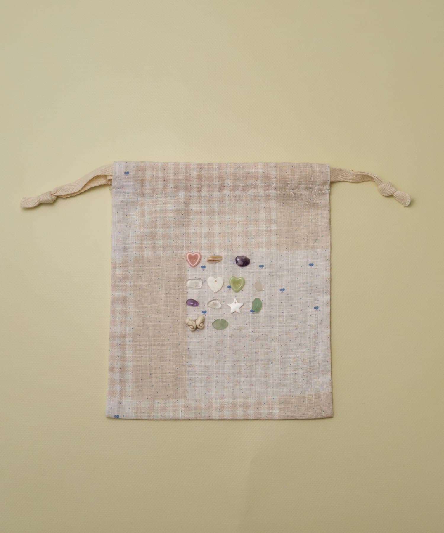 Lattice(ラティス) 【ボタンアイテム】巾着ポーチ