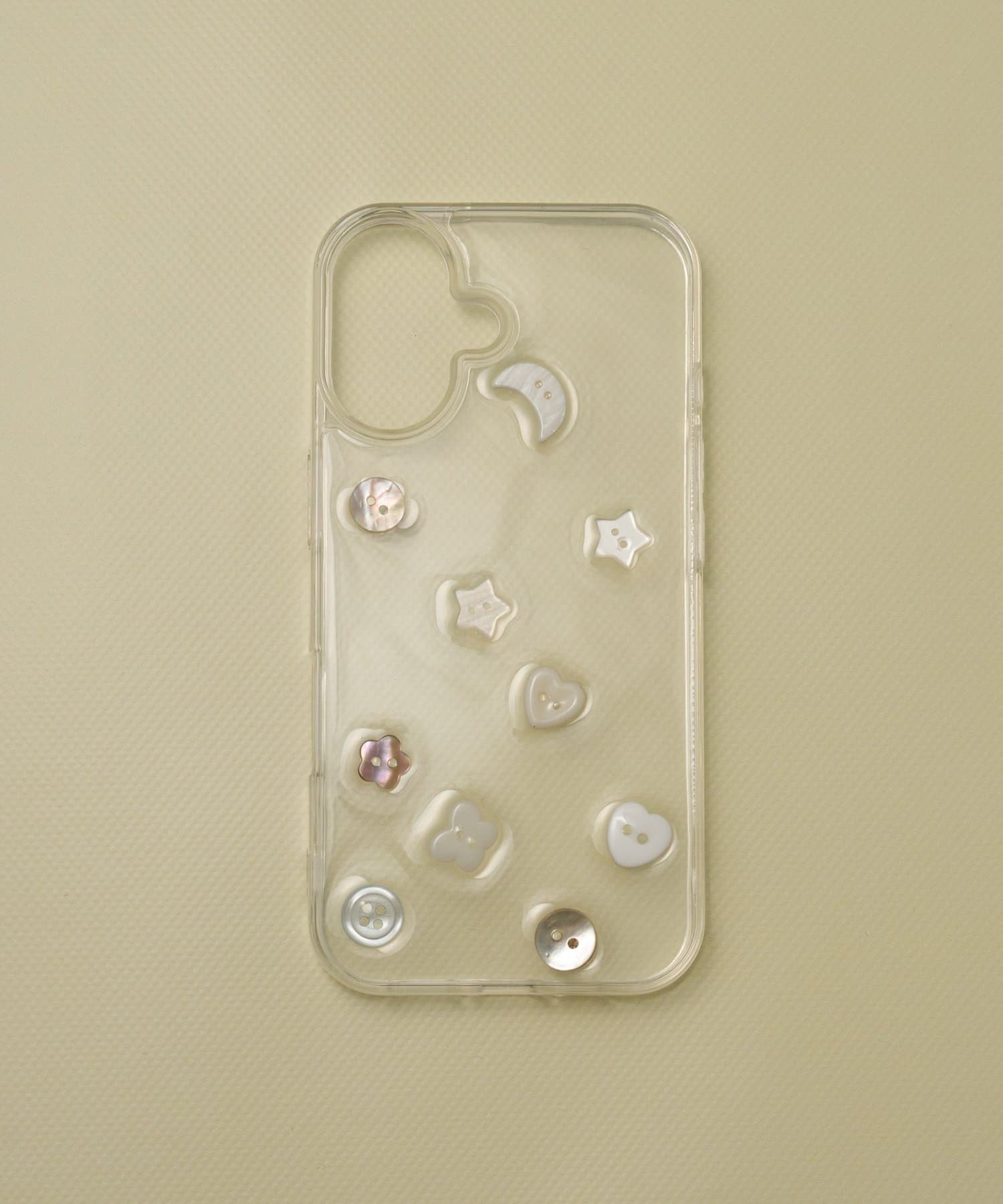 Lattice(ラティス) 【ボタンアイテム】スマホケース(iPhone16)