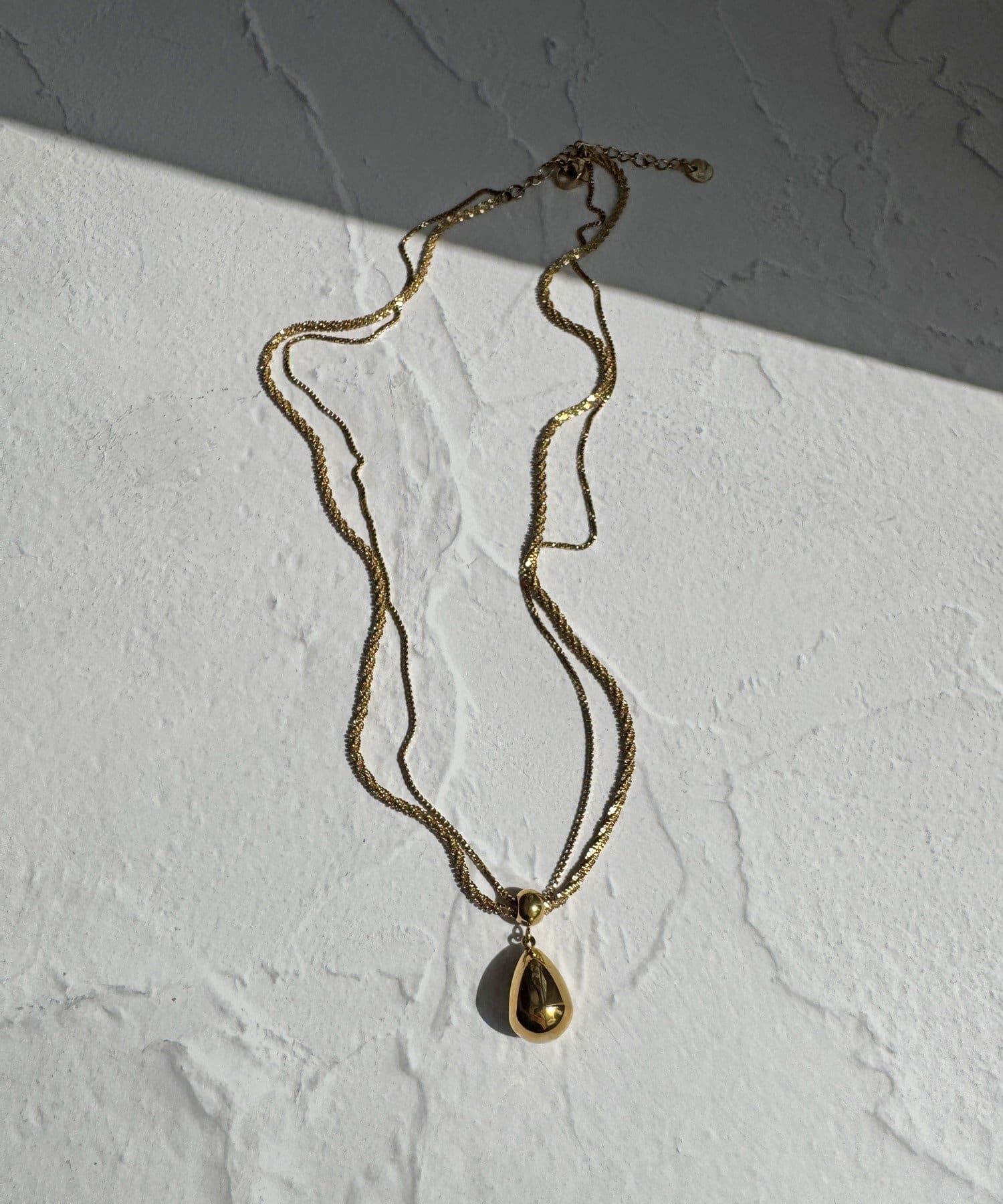 Lattice(ラティス) 【LesSignes】2連ステンレスネックレス