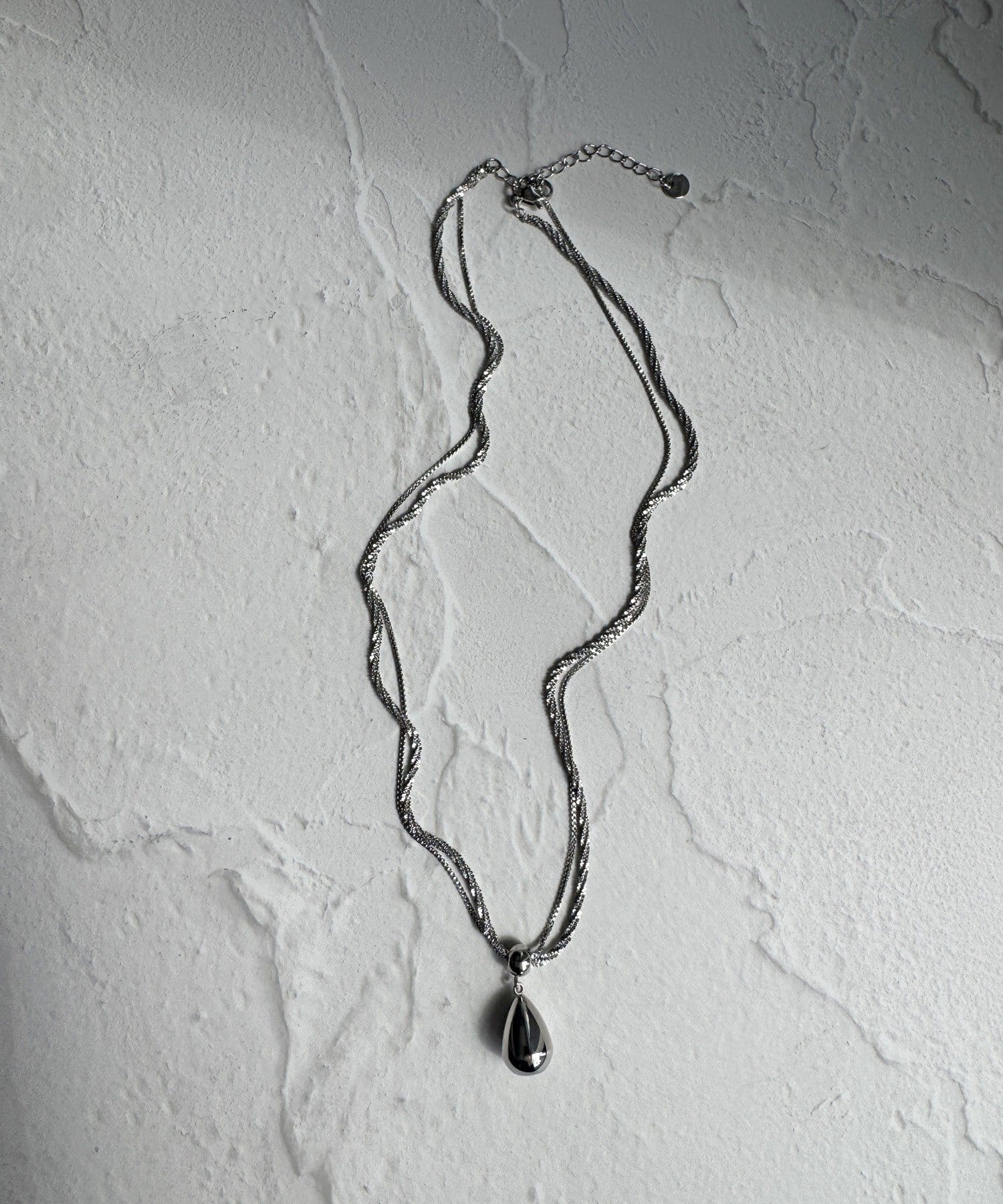 Lattice(ラティス) 【LesSignes】2連ステンレスネックレス