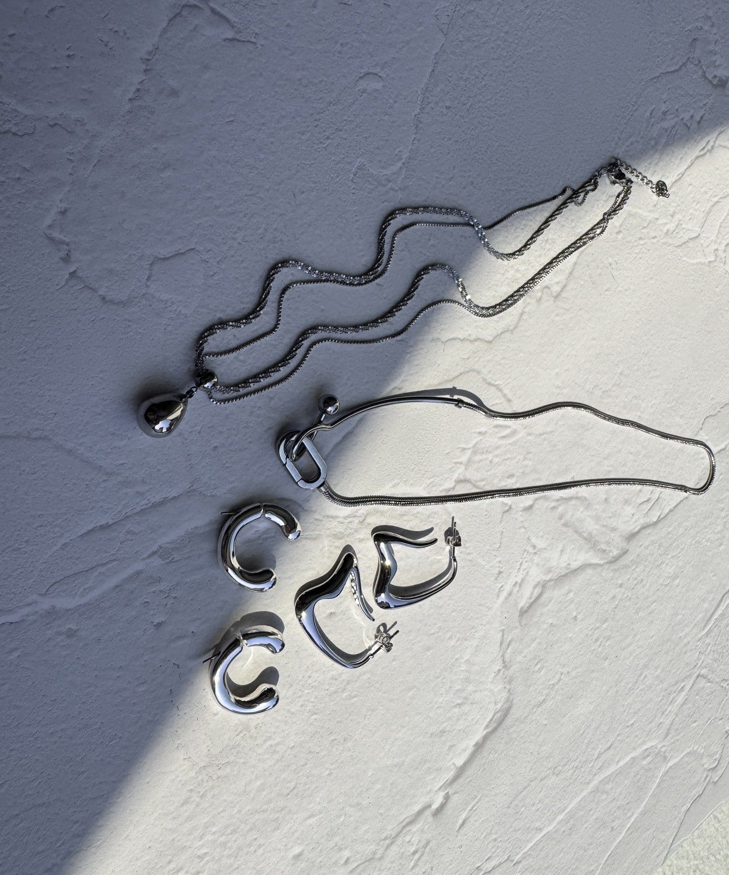 Lattice(ラティス) 【LesSignes】2連ステンレスネックレス