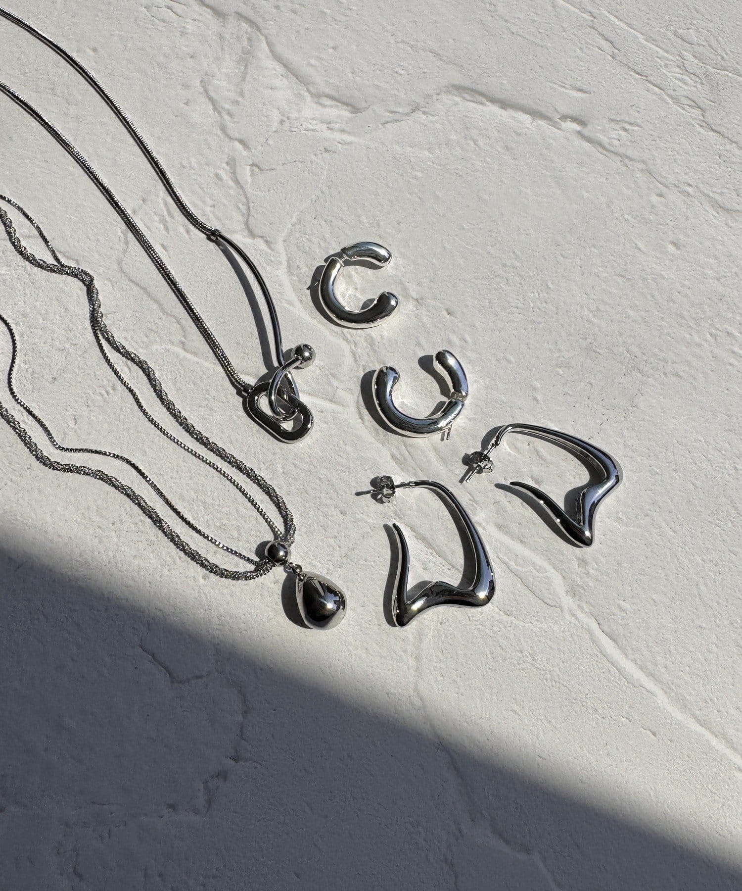 Lattice(ラティス) 【LesSignes】2連ステンレスネックレス