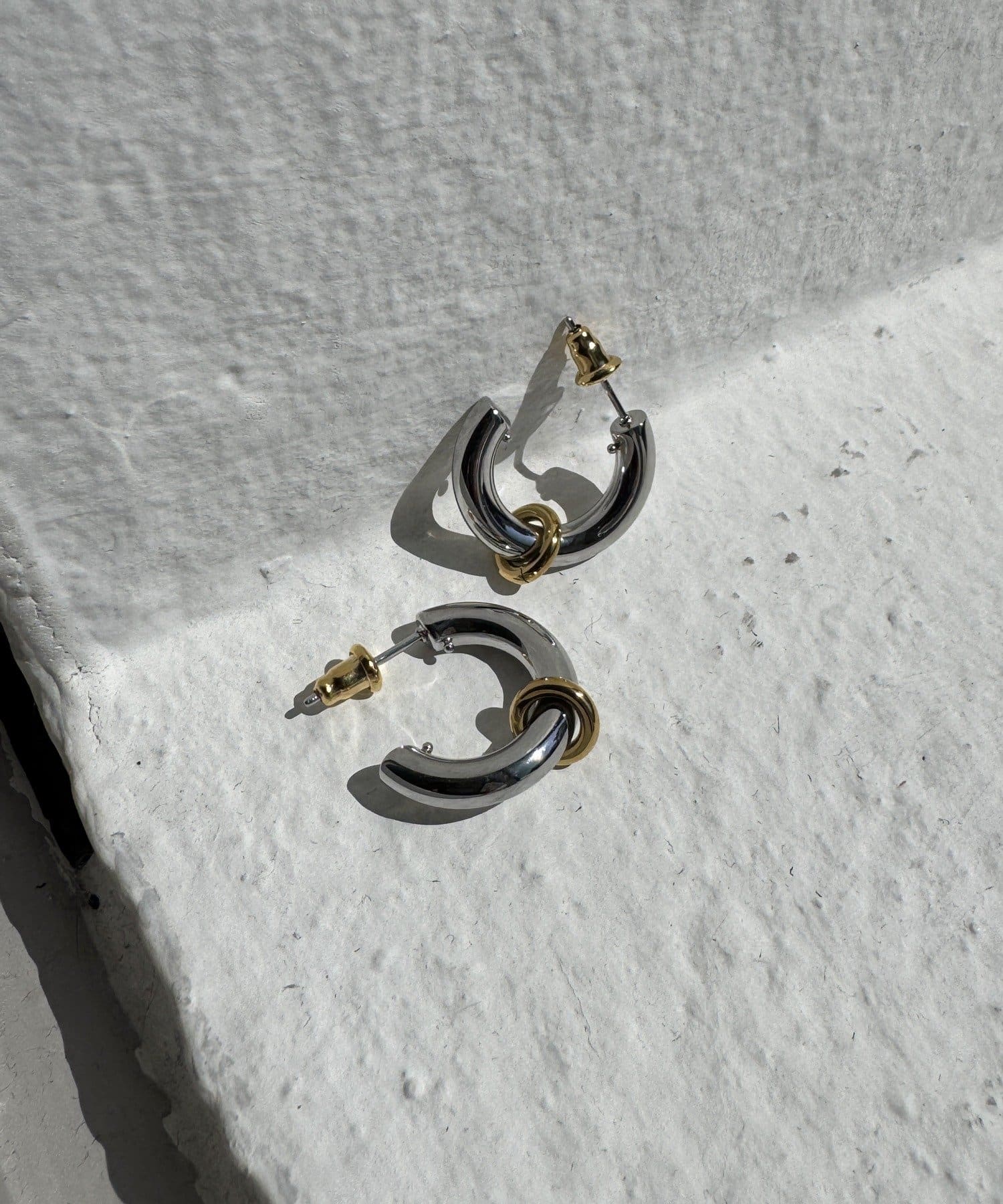 Lattice(ラティス) 【LesSignes】ミックスステンレスピアス