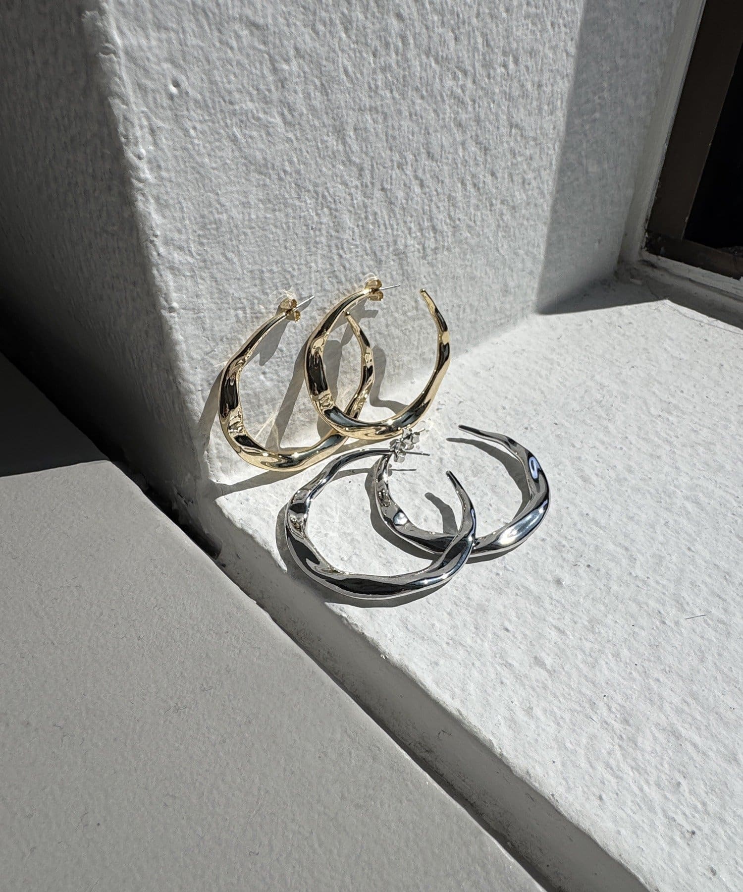 Lattice(ラティス) 【LesSignes】ビッグフープピアス