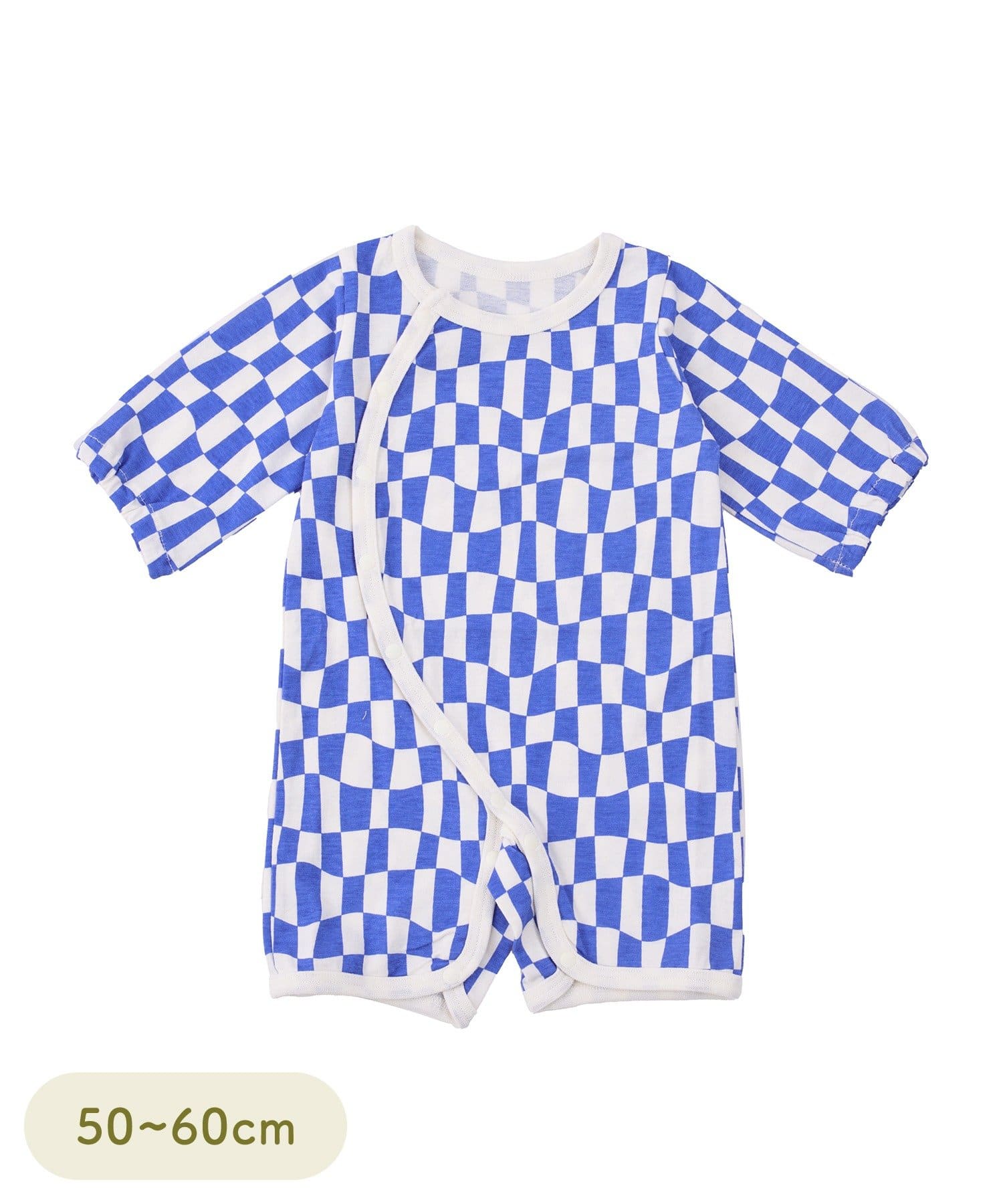 3COINS(スリーコインズ) プリントロンパース：50～60cm