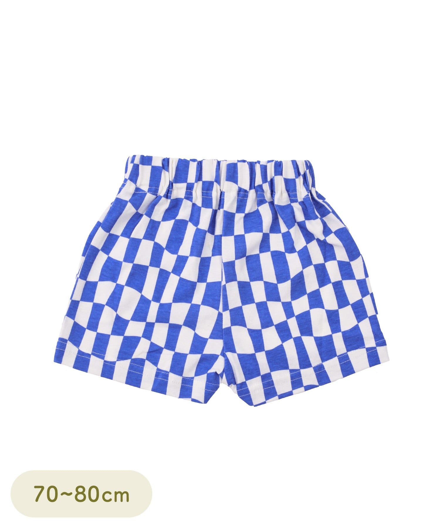 3COINS(スリーコインズ) プリントショートパンツ：70～80cm