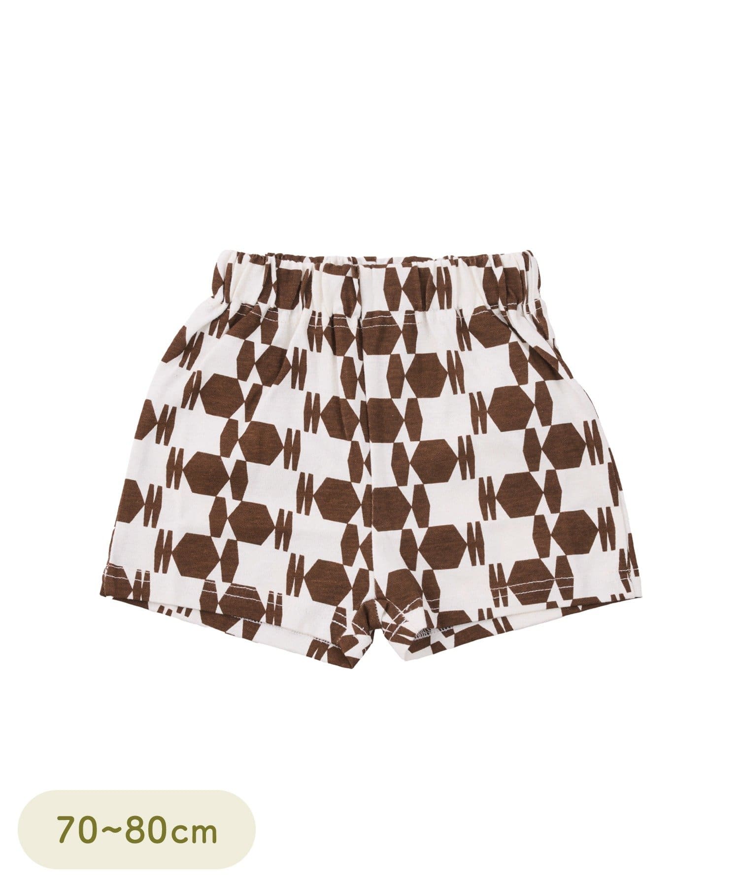 3COINS(スリーコインズ) プリントショートパンツ：70～80cm