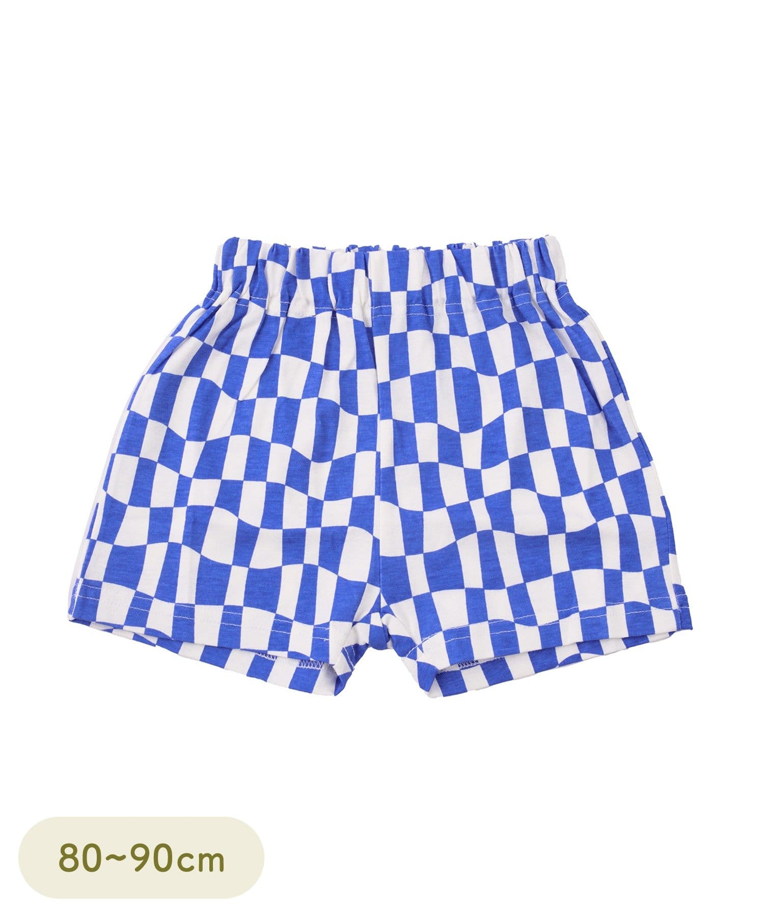 3COINS(スリーコインズ) プリントショートパンツ：80～90cm