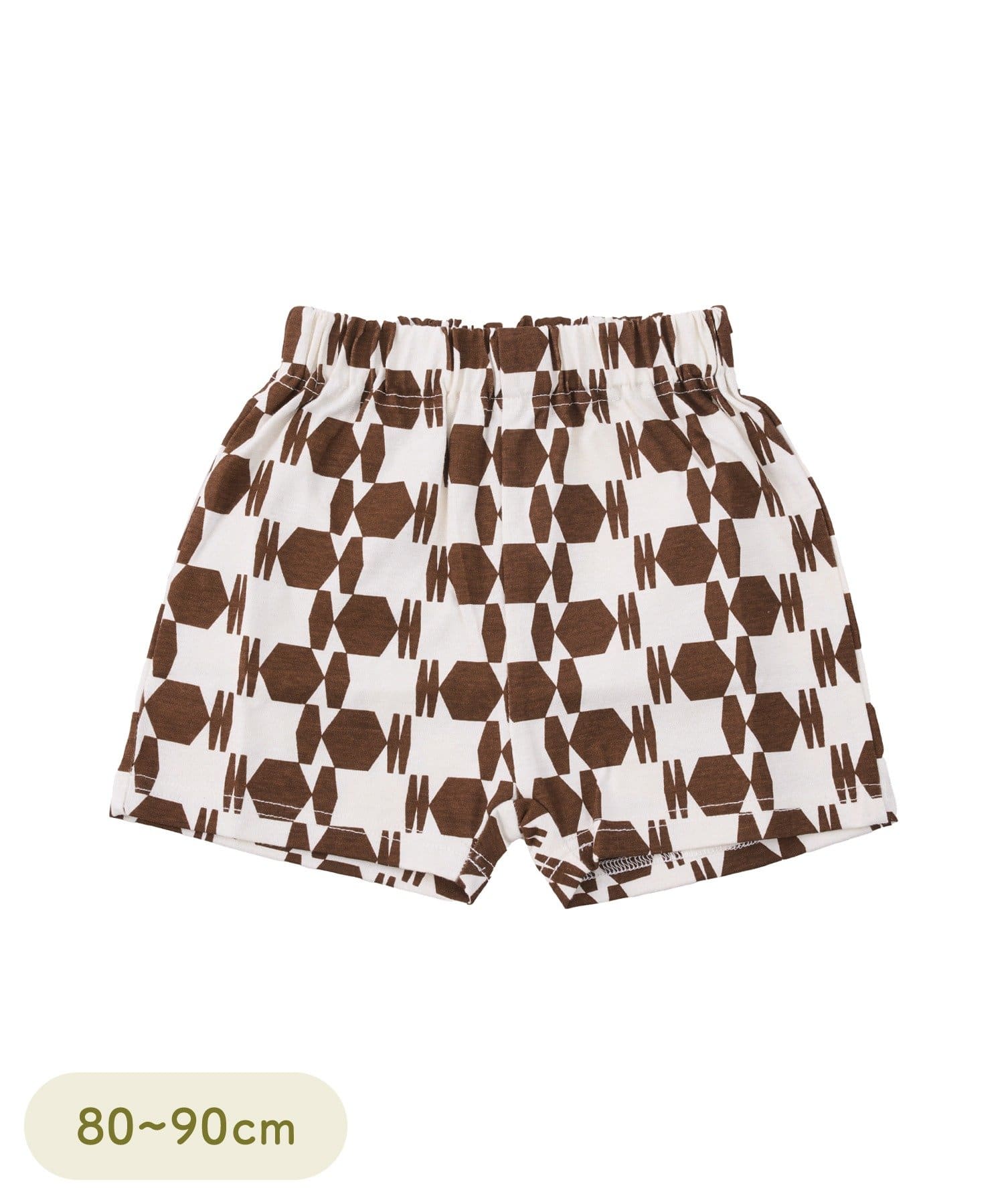 3COINS(スリーコインズ) プリントショートパンツ：80～90cm