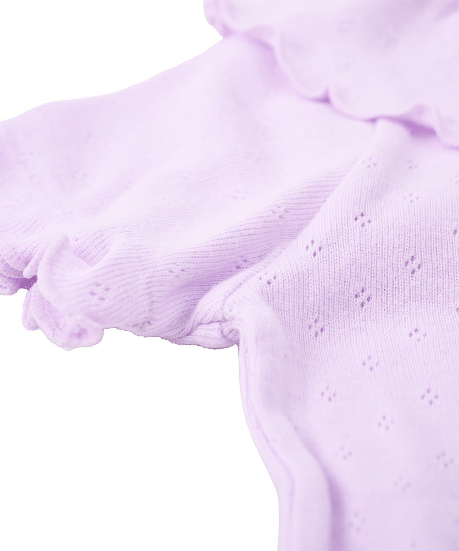 3COINS(スリーコインズ) 針抜きロンパース：50～60cm