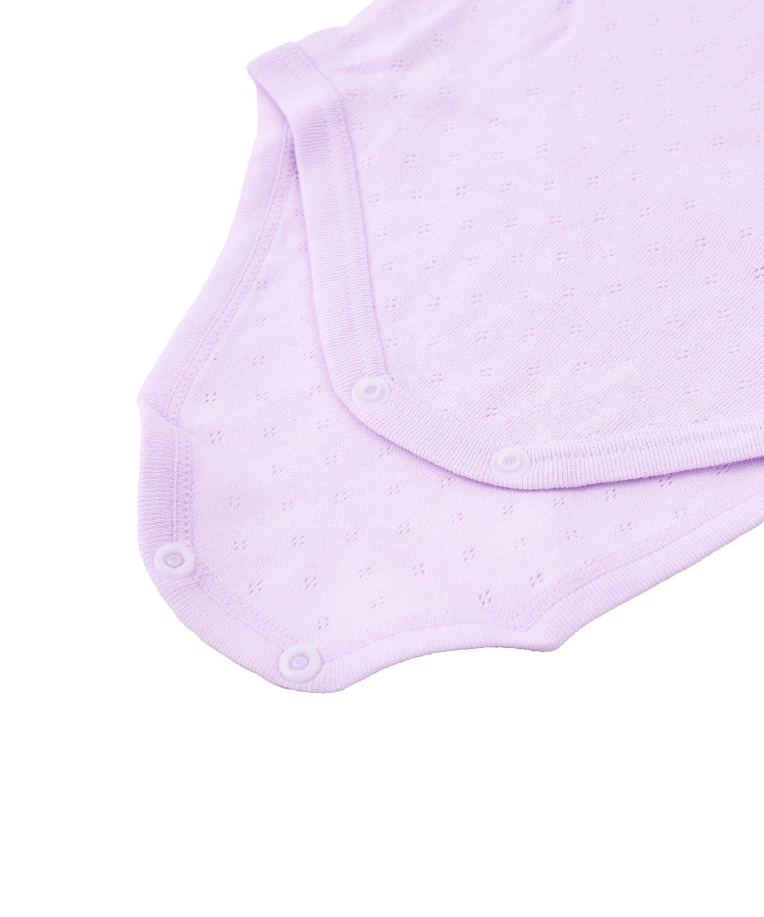 3COINS(スリーコインズ) 針抜きロンパース：50～60cm