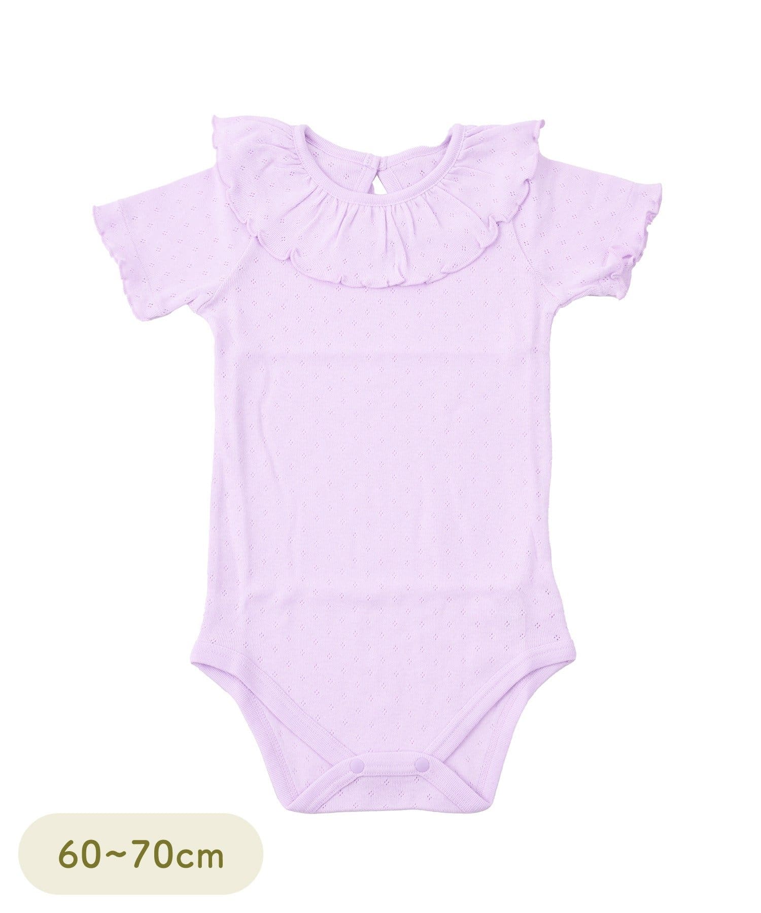 3COINS(スリーコインズ) 針抜きロンパース：60～70cm