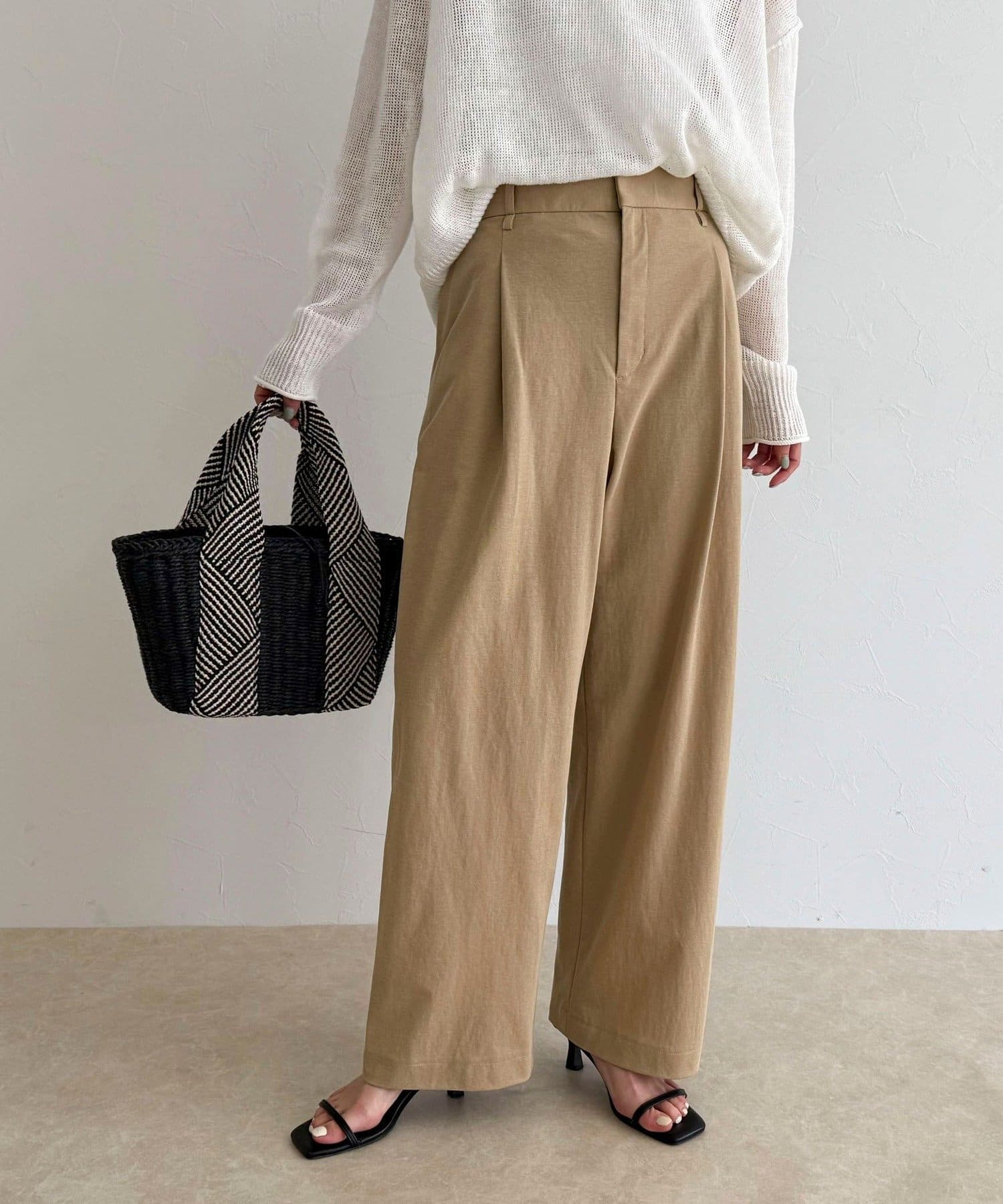 FREDY & GLOSTER(フレディ アンド グロスター) ハイゲージタックパンツ