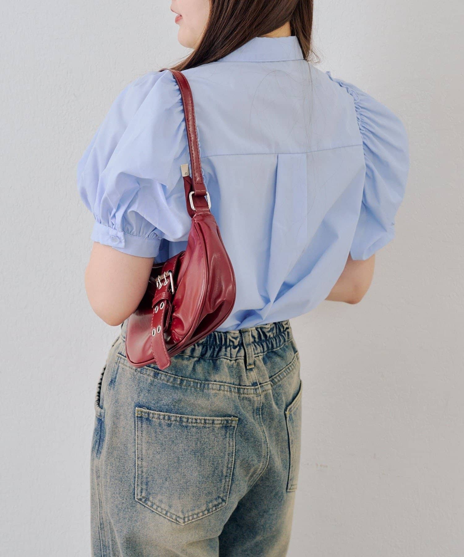 NICE CLAUP / OLIVE des OLIVE OUTLET(ナイスクラップ  / オリーブ デ オリーブ アウトレット) 【continuer】【限定商品】トキメキをまとうキュートなリボン刺繍ブラウス