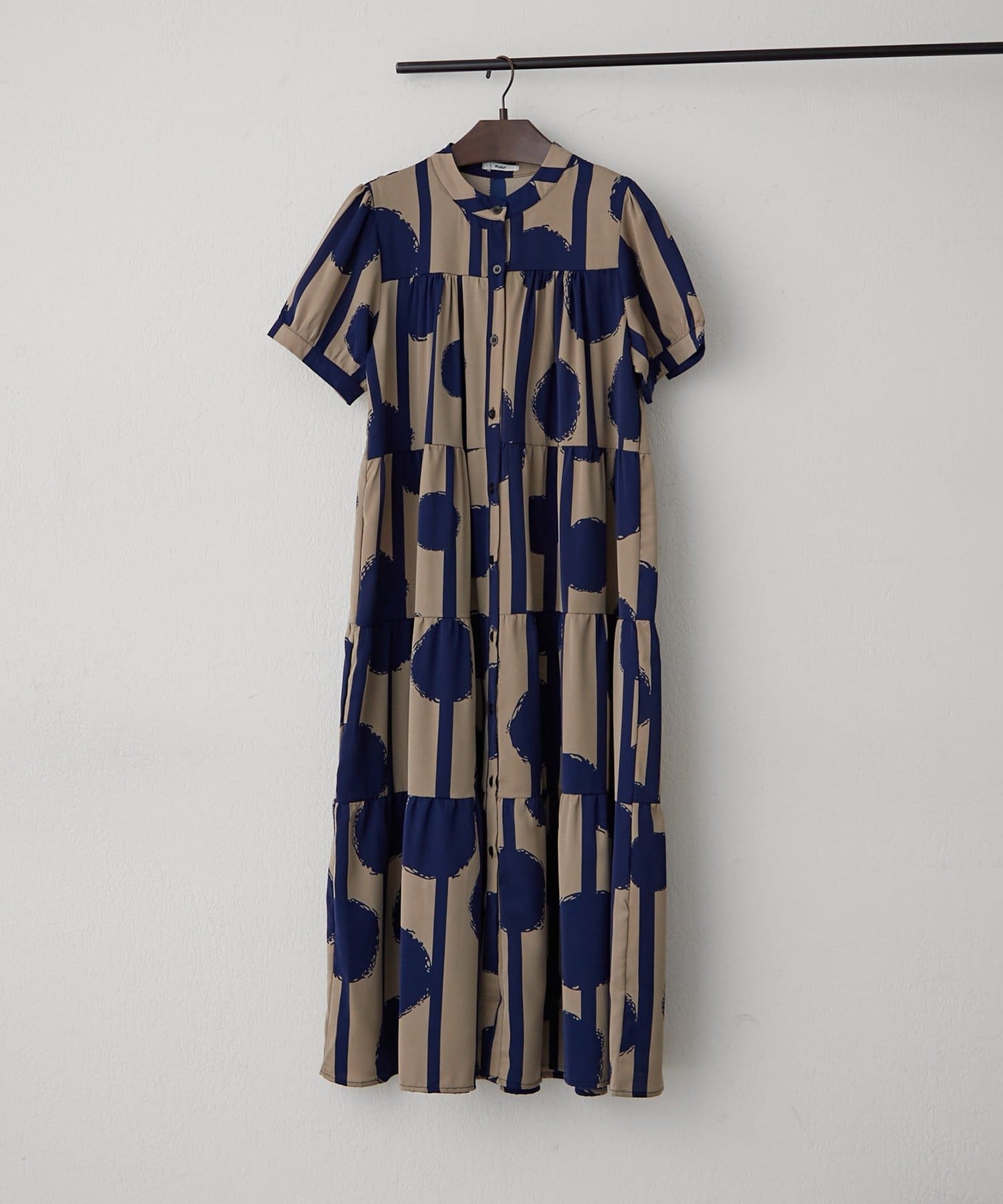 Remind me and forever(リマインドミーアンドフォーエバー) 【大人気リバイバル / 体型カバーにも◎】アソート柄ティアードワンピース