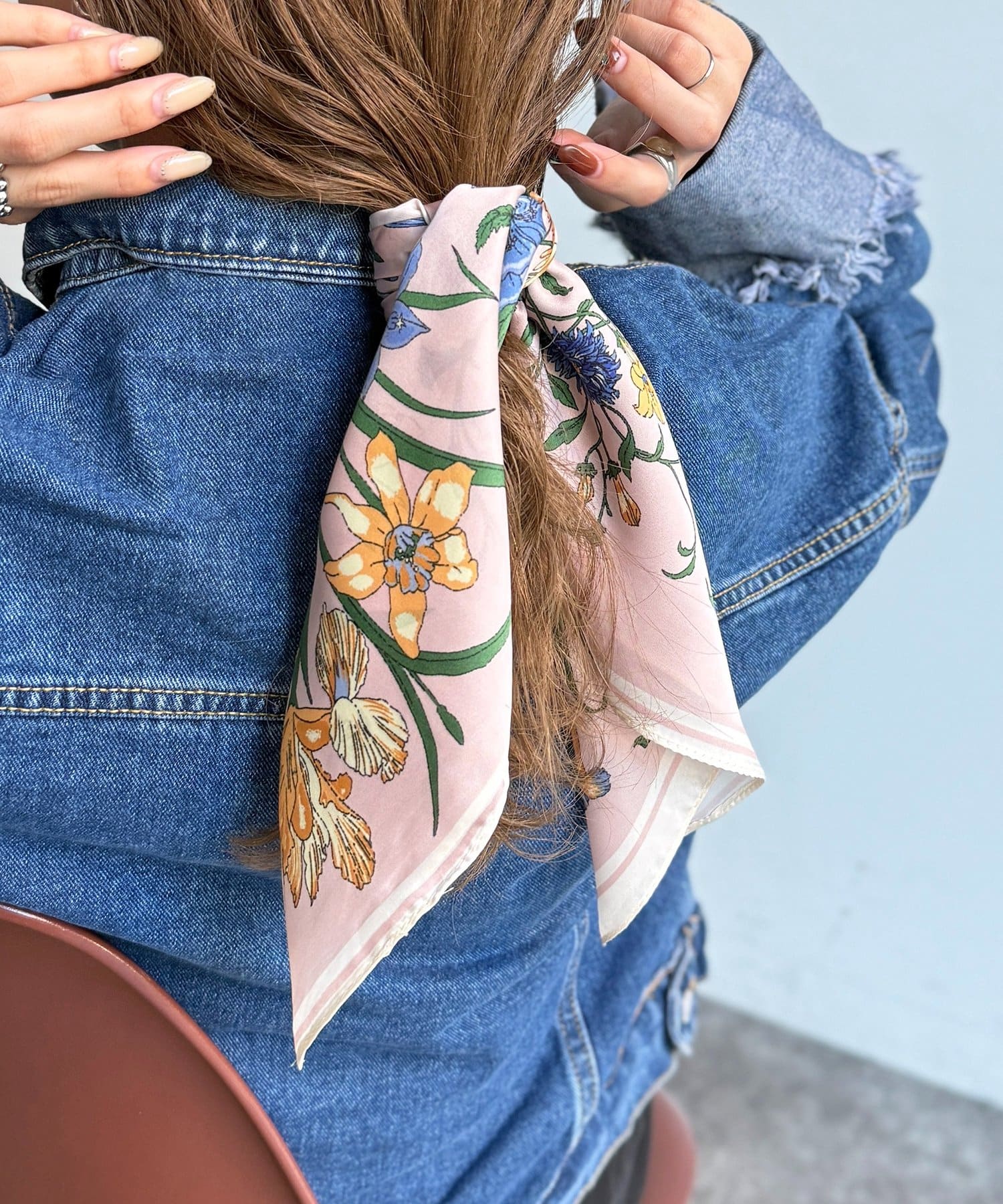 CPCM(シーピーシーエム) 花柄スカーフ