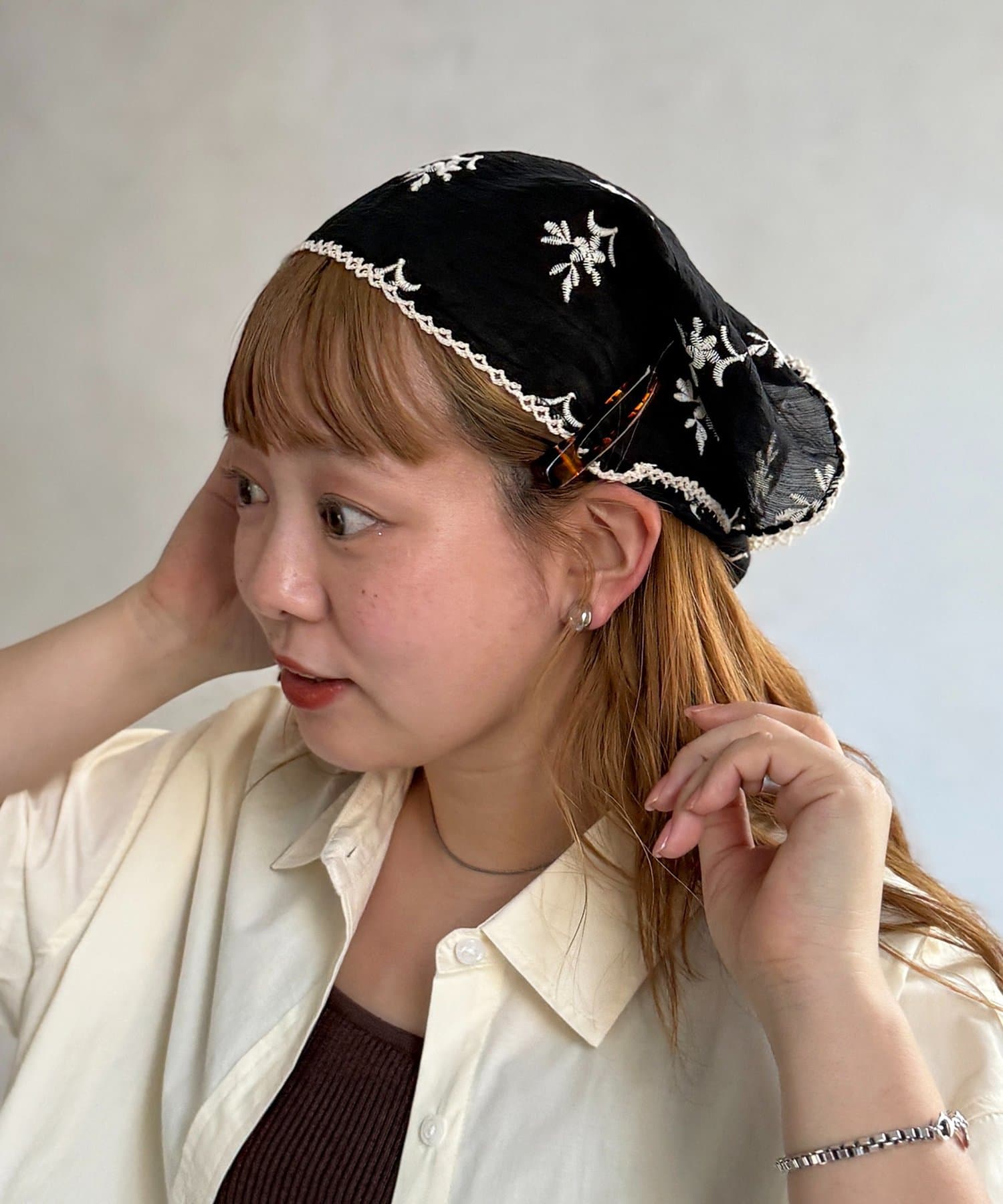 CPCM(シーピーシーエム) リーフレースバブーシュカ