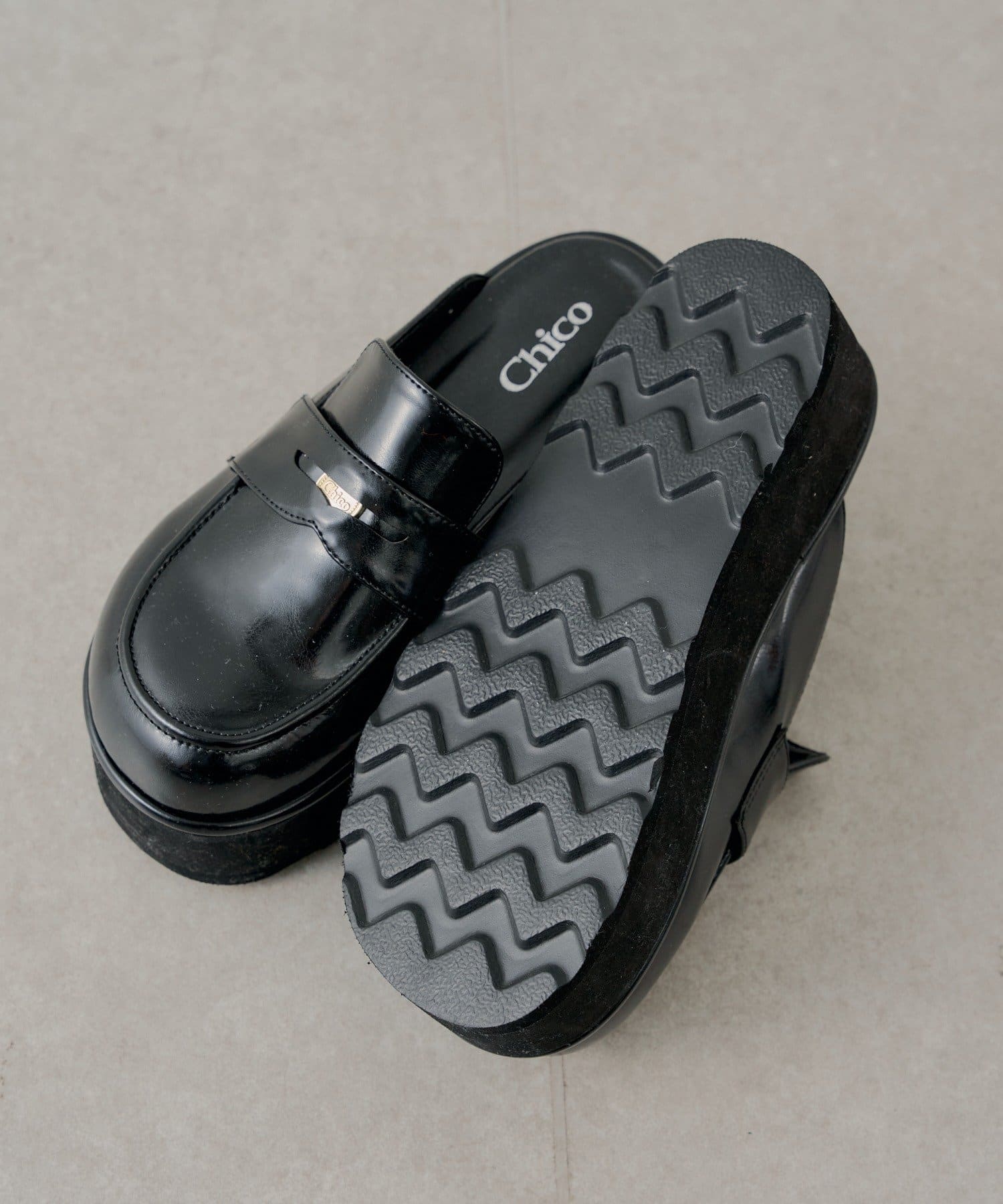 Chico(チコ) 厚底プラットフォームローファー