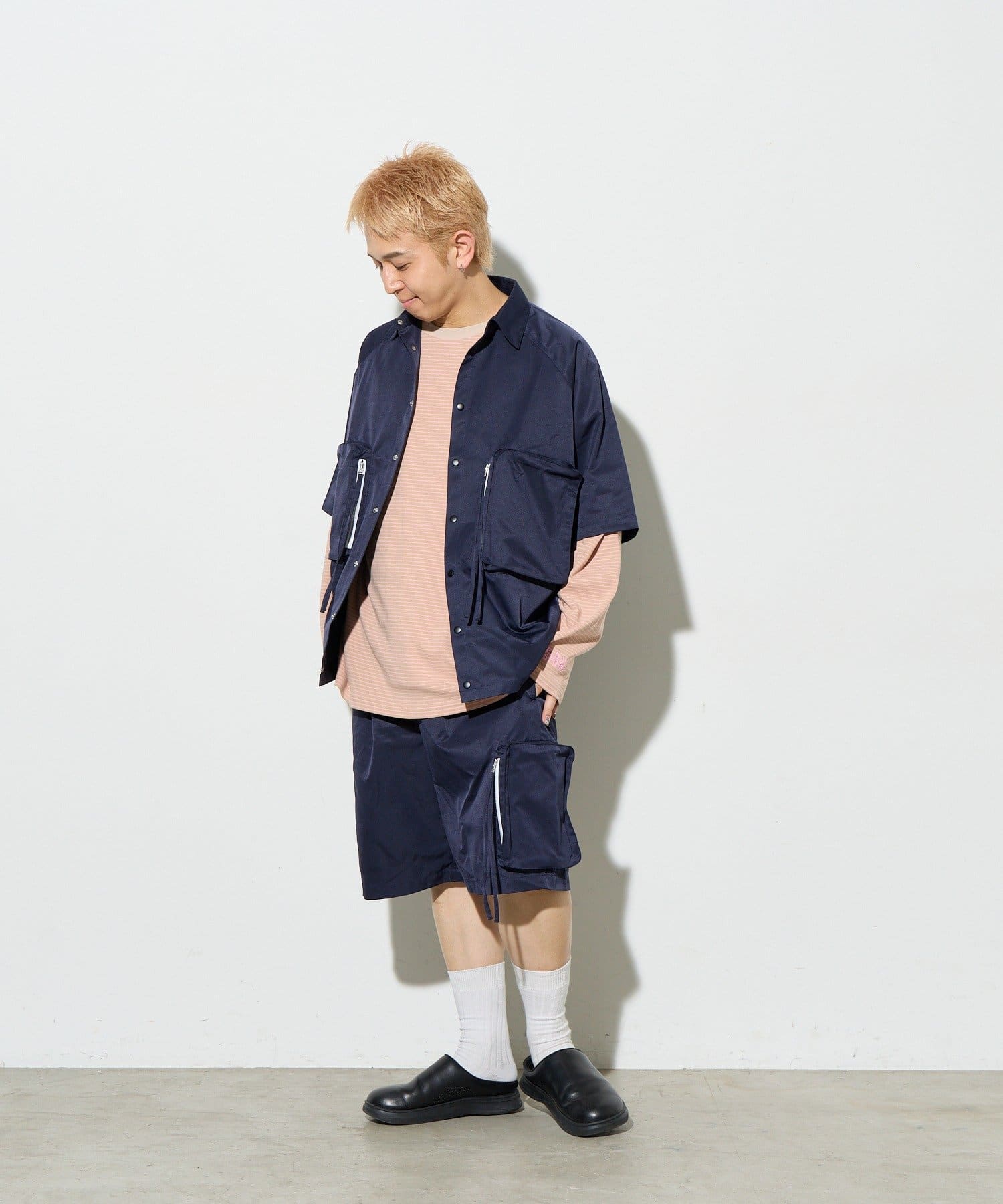 BIRTHDAY BAR(バースデイバー) 【B-DAY STORE】ビックポケットシャツ　ユニセックス